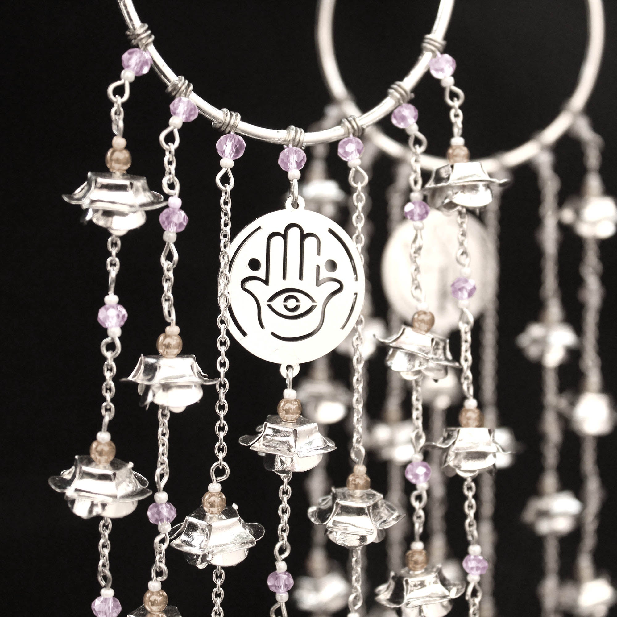 Personalised Flat Bangle Style Silver Kaleere