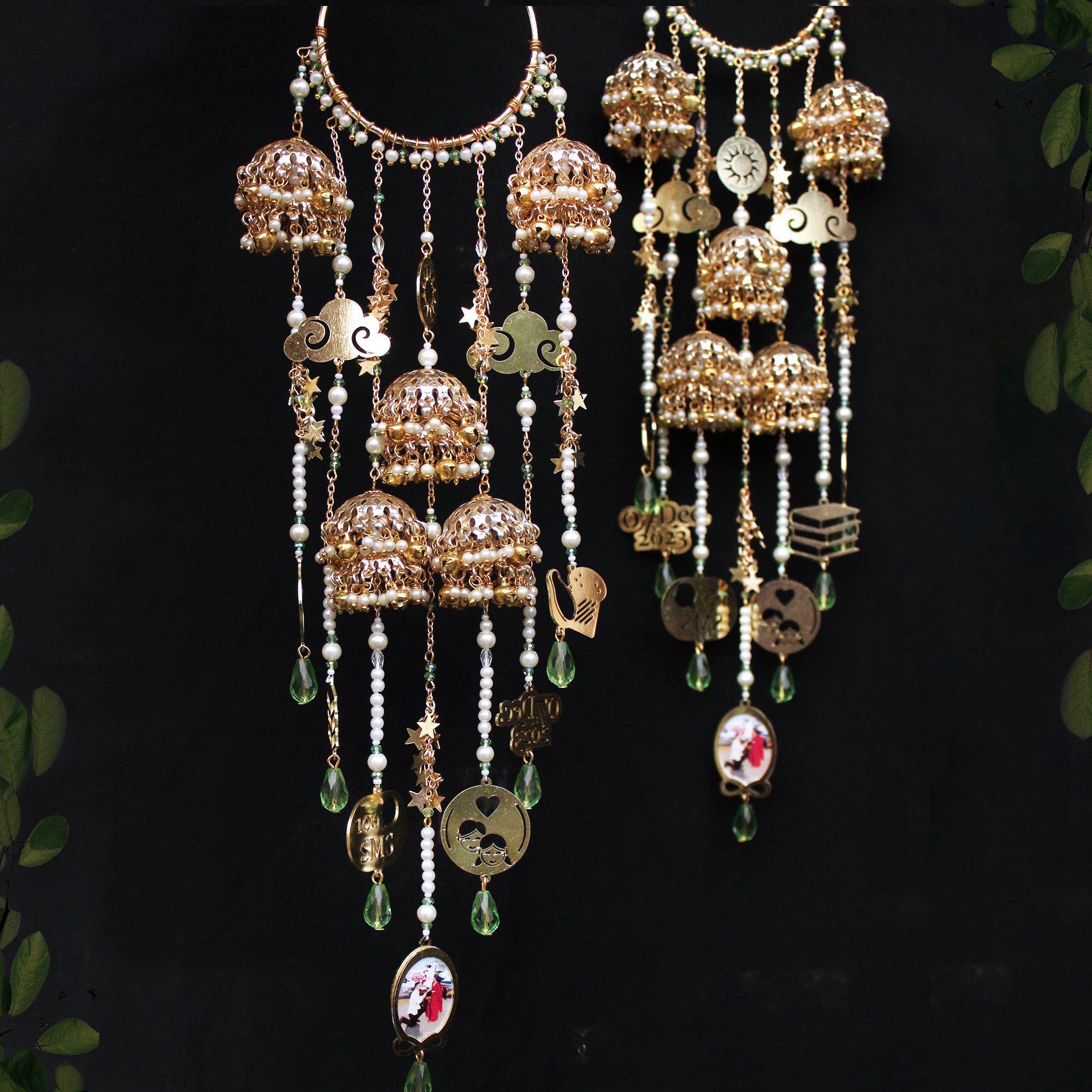 Personalised Charms & Jhumki Bangle Kaleere