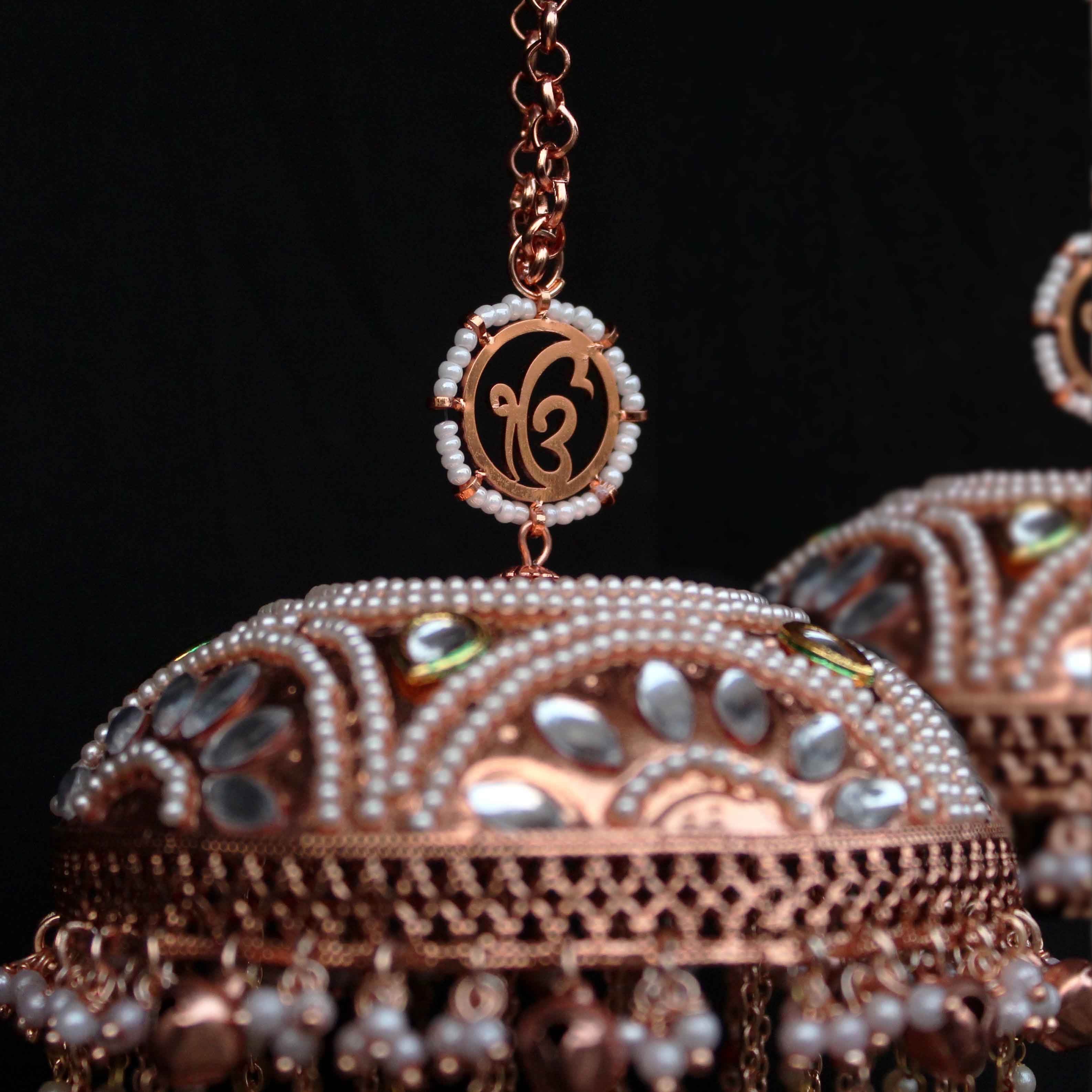 Customised Charms Golden Kaleere Punjabi Wedding Bridal Silver Kalira Personalised Golden Rose Gold Kaleera Traditional Designer Kalire