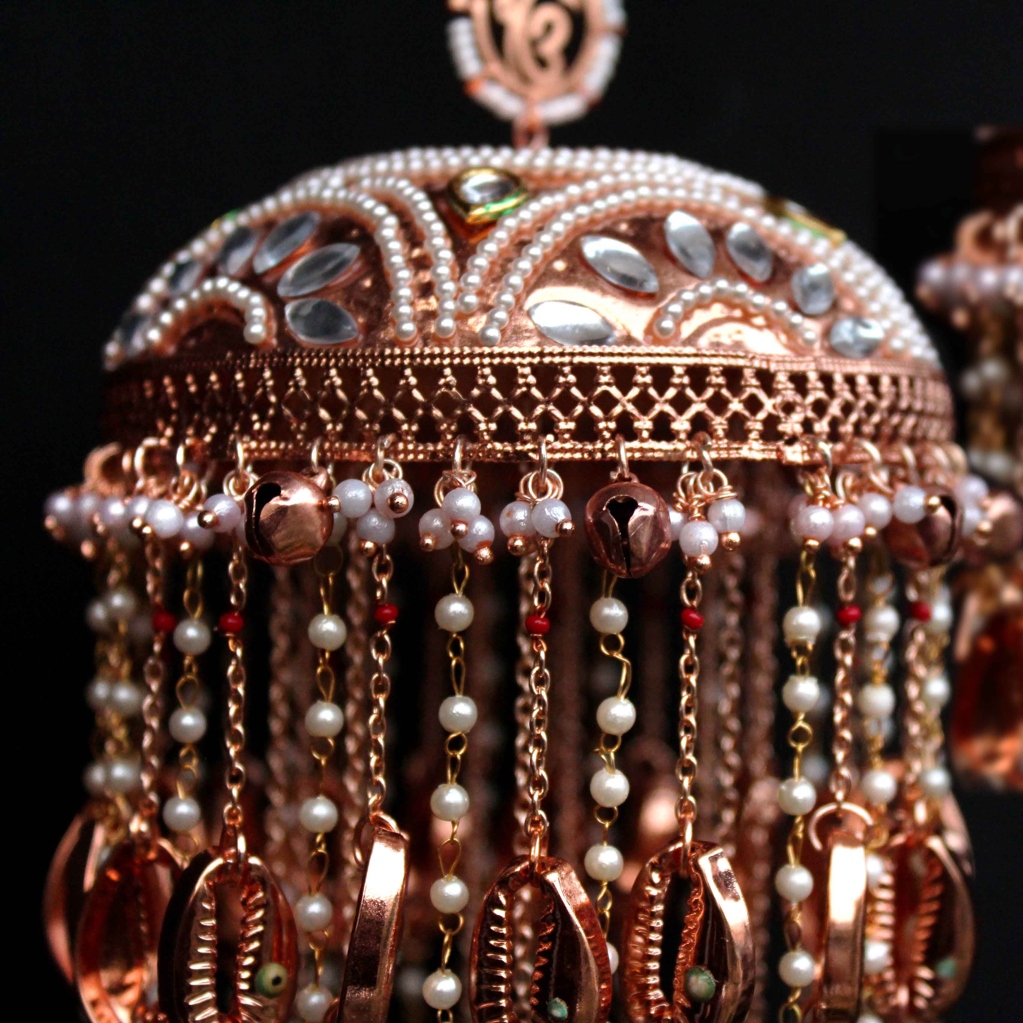 Customised Charms Golden Kaleere Punjabi Wedding Bridal Silver Kalira Personalised Golden Rose Gold Kaleera Traditional Designer Kalire