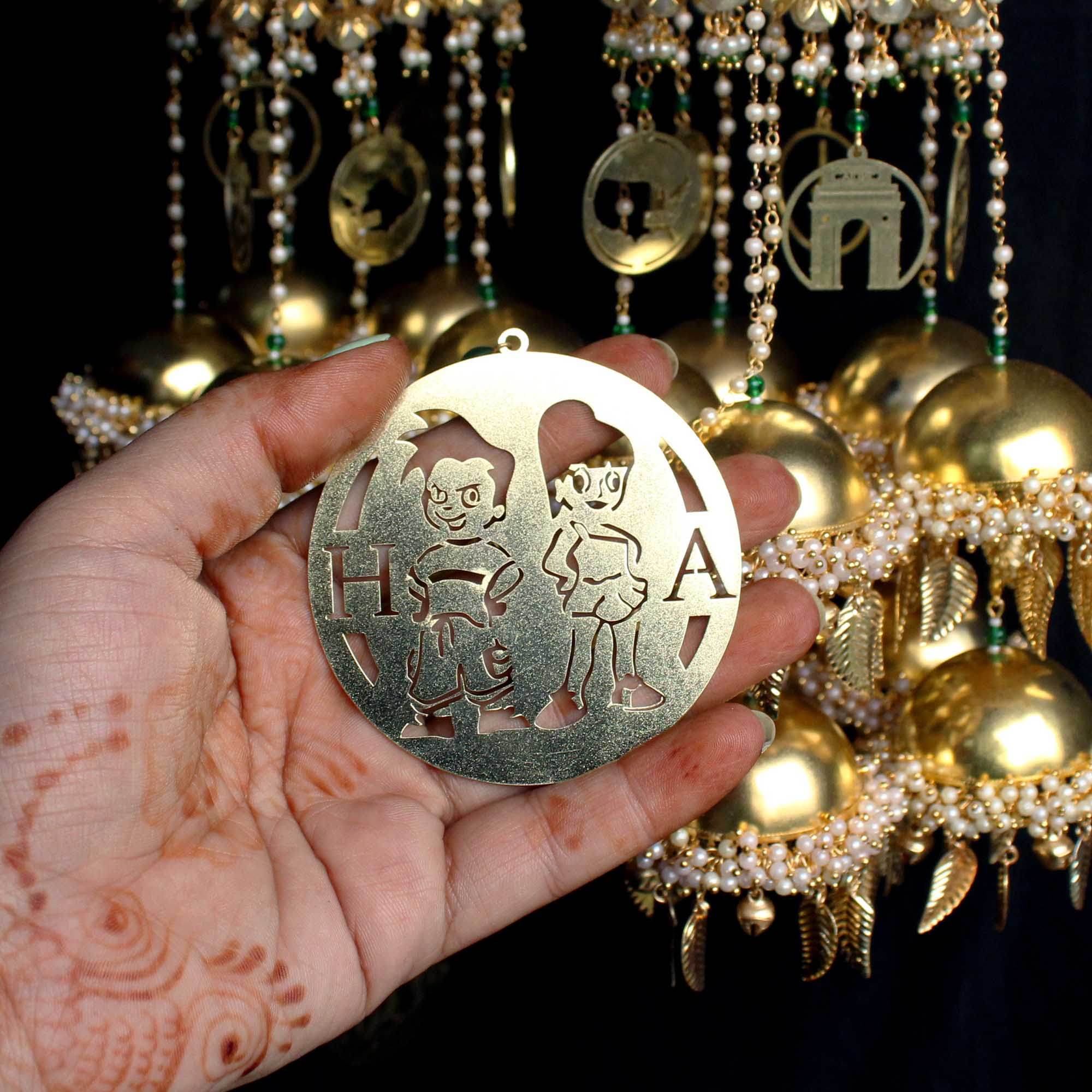 Customised Charms Golden Kaleere Punjabi Wedding Bridal Silver Kalira Personalised Golden Rose Gold Kaleera Traditional Designer Kalire