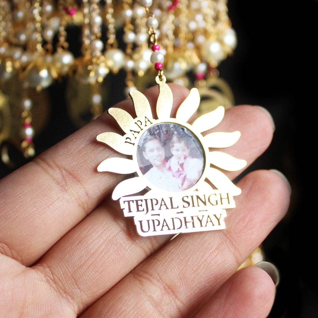 Customizable Resin Lotus & Celestial Kaleere - Pair of 2 Pieces - BeAbhika.com