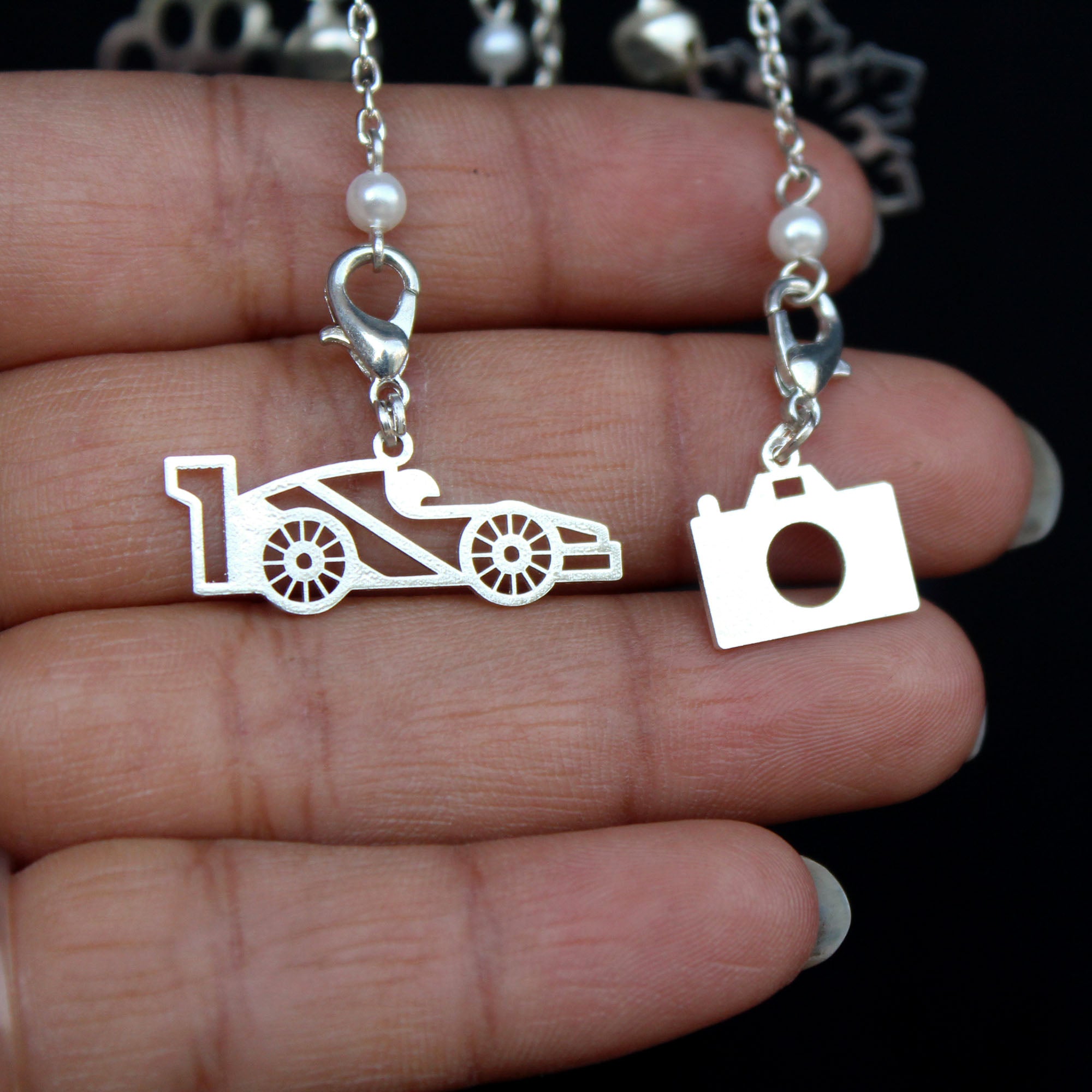 Personalised Charms Bangle Flat Kaleere