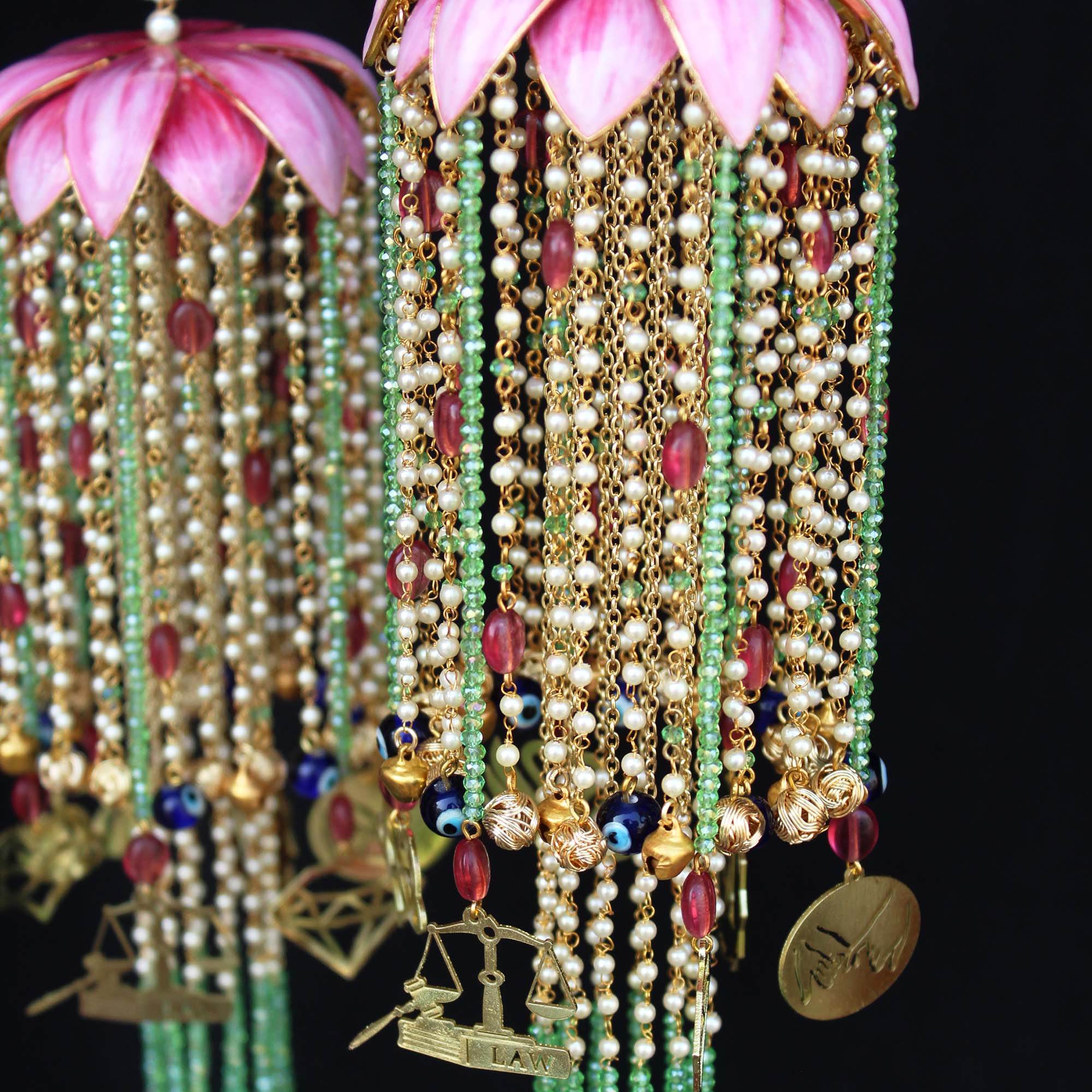 Customised Charms Golden Kaleere Punjabi Wedding Bridal Silver Kalira Personalised Golden Rose Gold Kaleera Traditional Designer Kalire