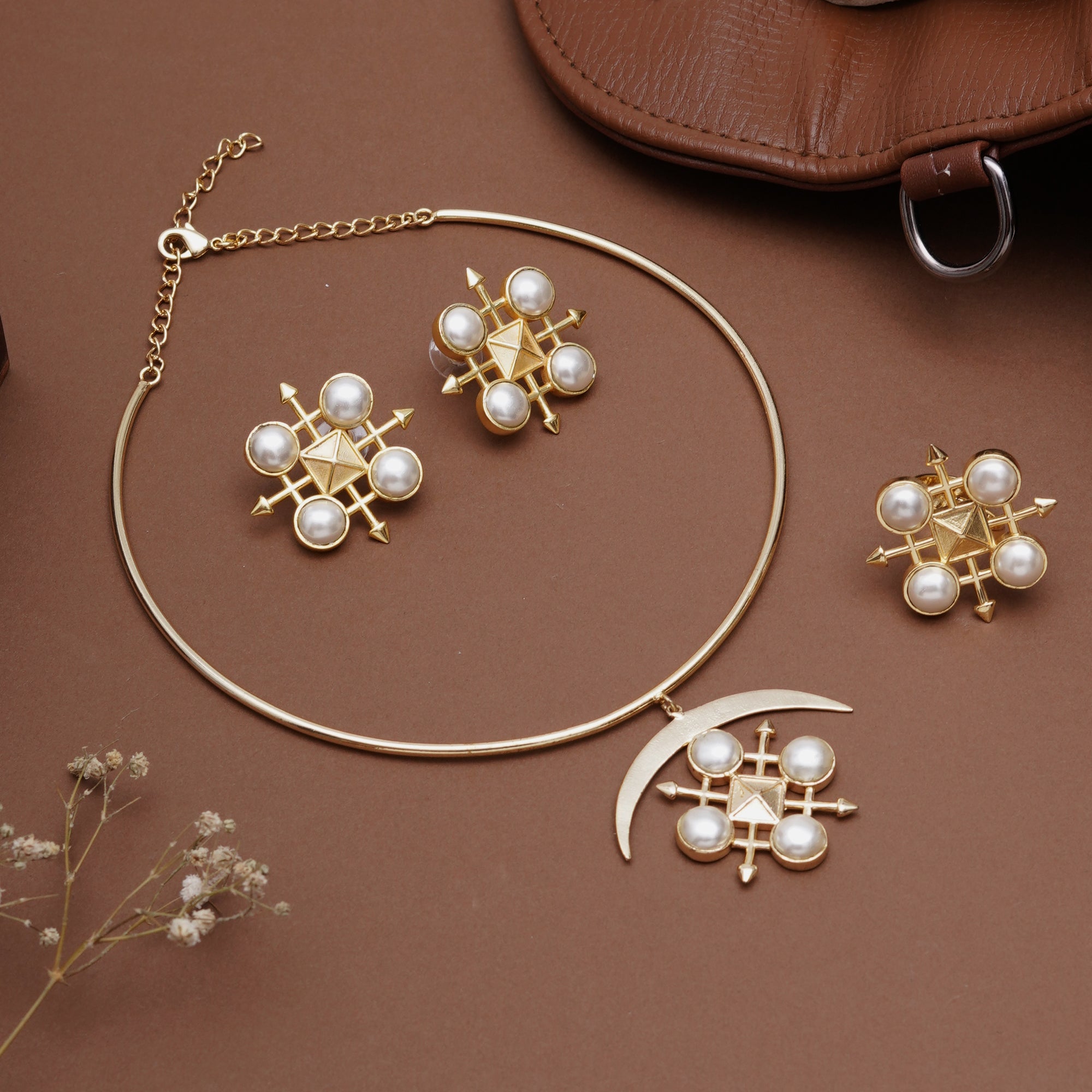True North Necklace, Earrings & Ring Set