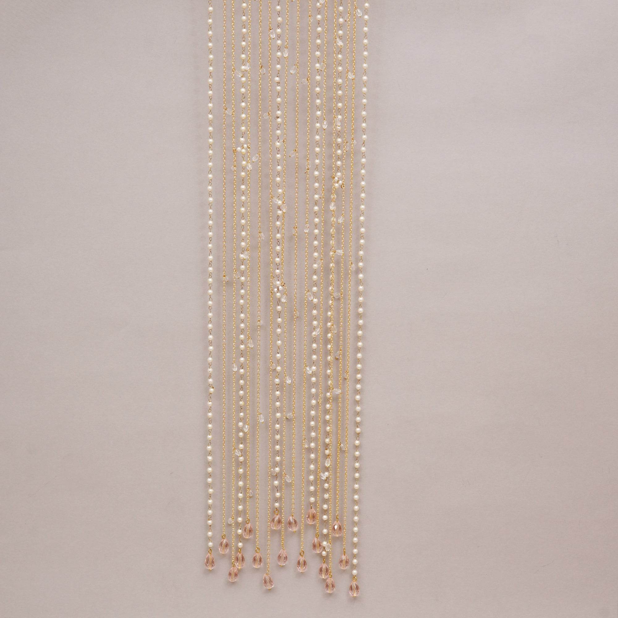 Crystal Drop Chain Hair Veil - BeAbhika.com