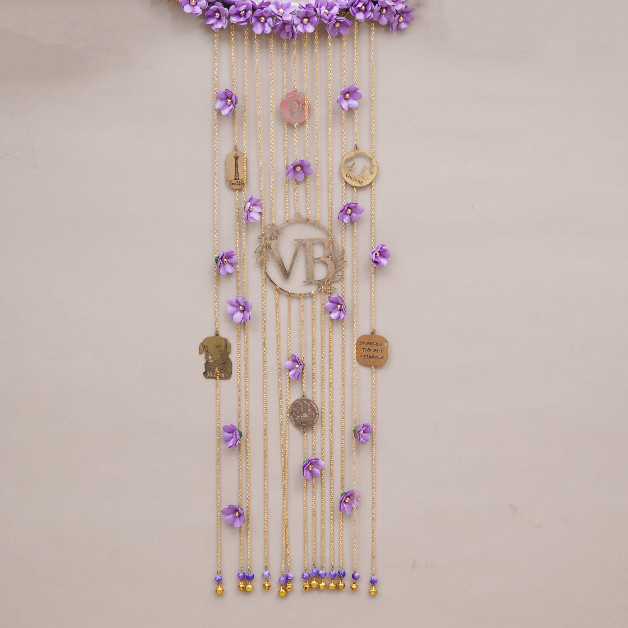 Personalised Charms Hair Veil