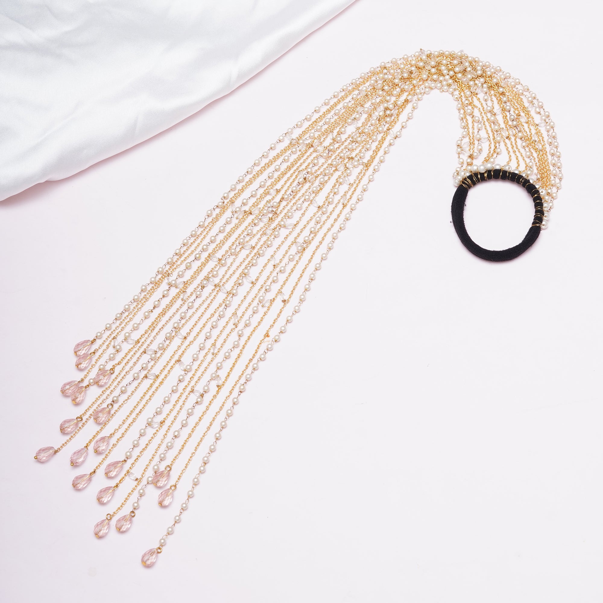 Crystal Drop Chain Hair Veil