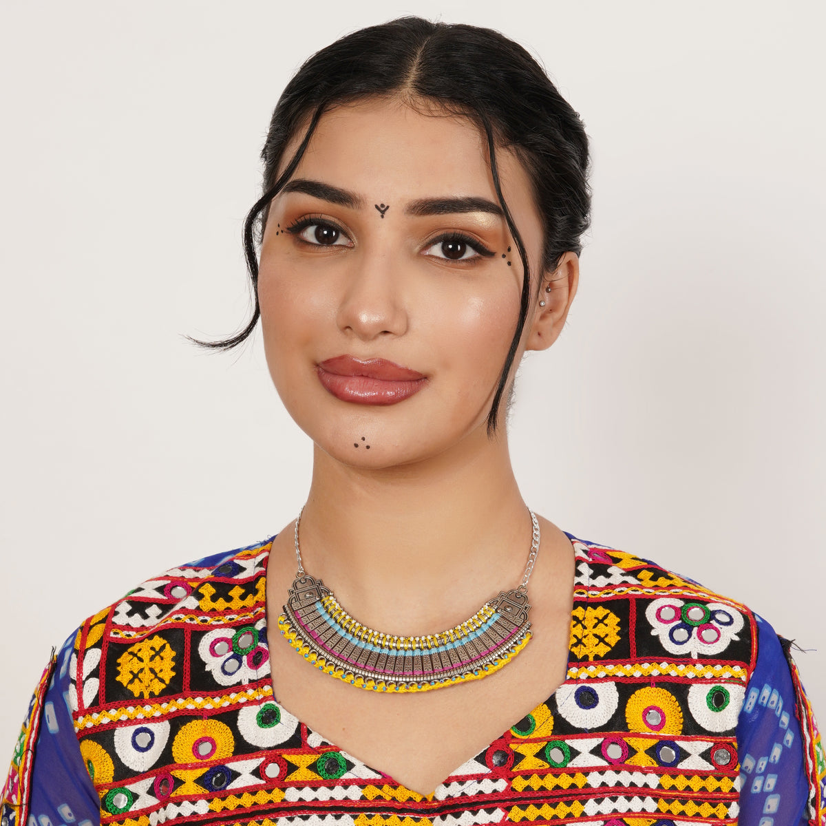 Rainbow Choker Necklace