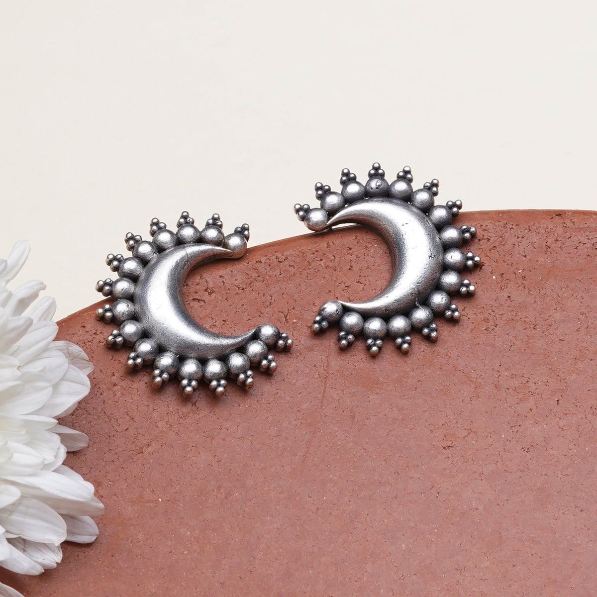 Crescent Statement Earrings