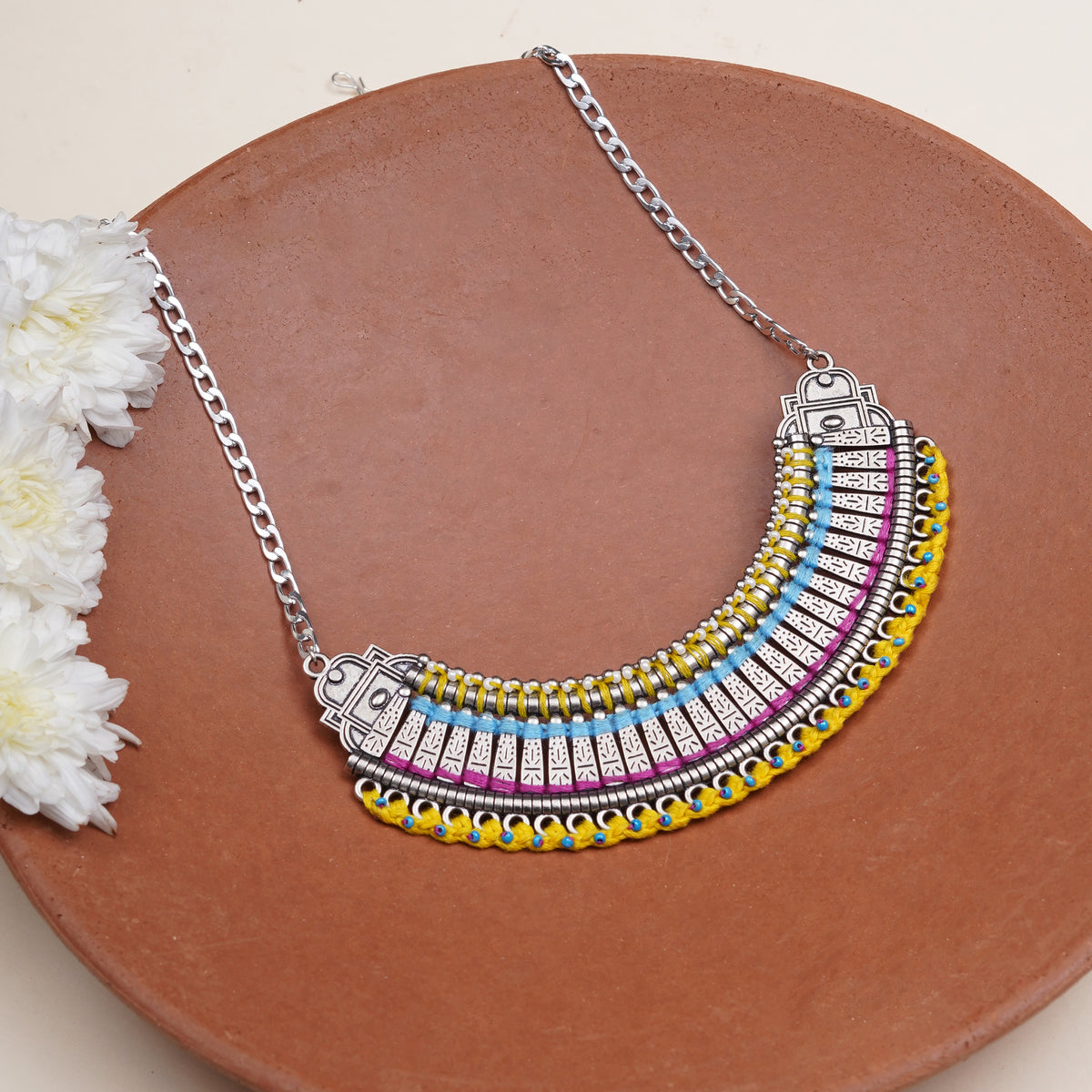 Rainbow Choker Necklace