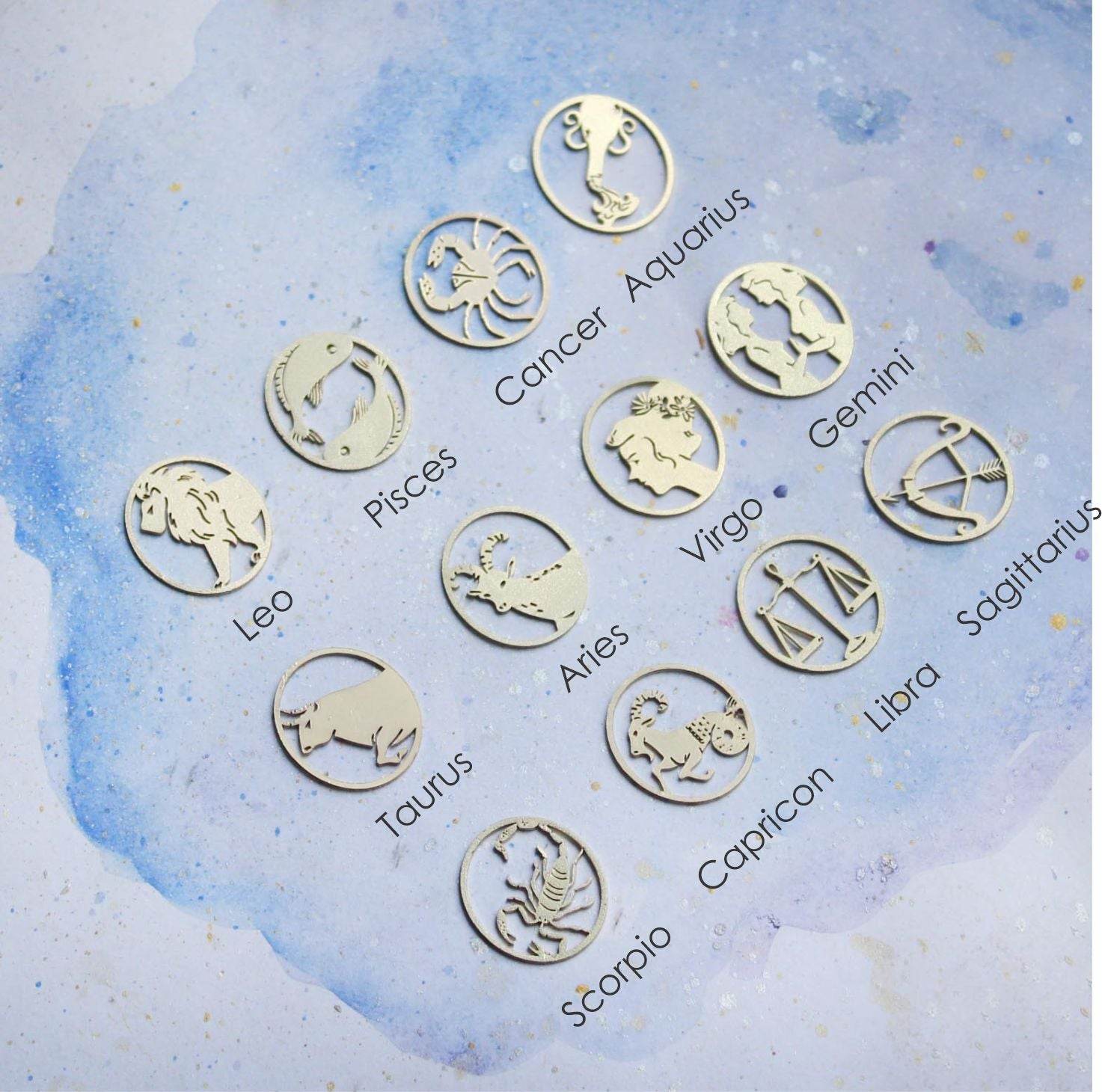 Laser Cut Zodiac Ring - BeAbhika.com
