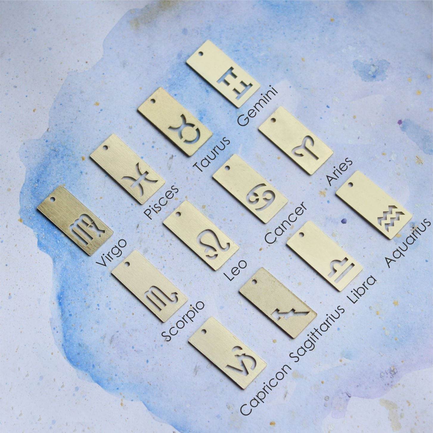 Zodiac Bar Watch Charms - BeAbhika.com