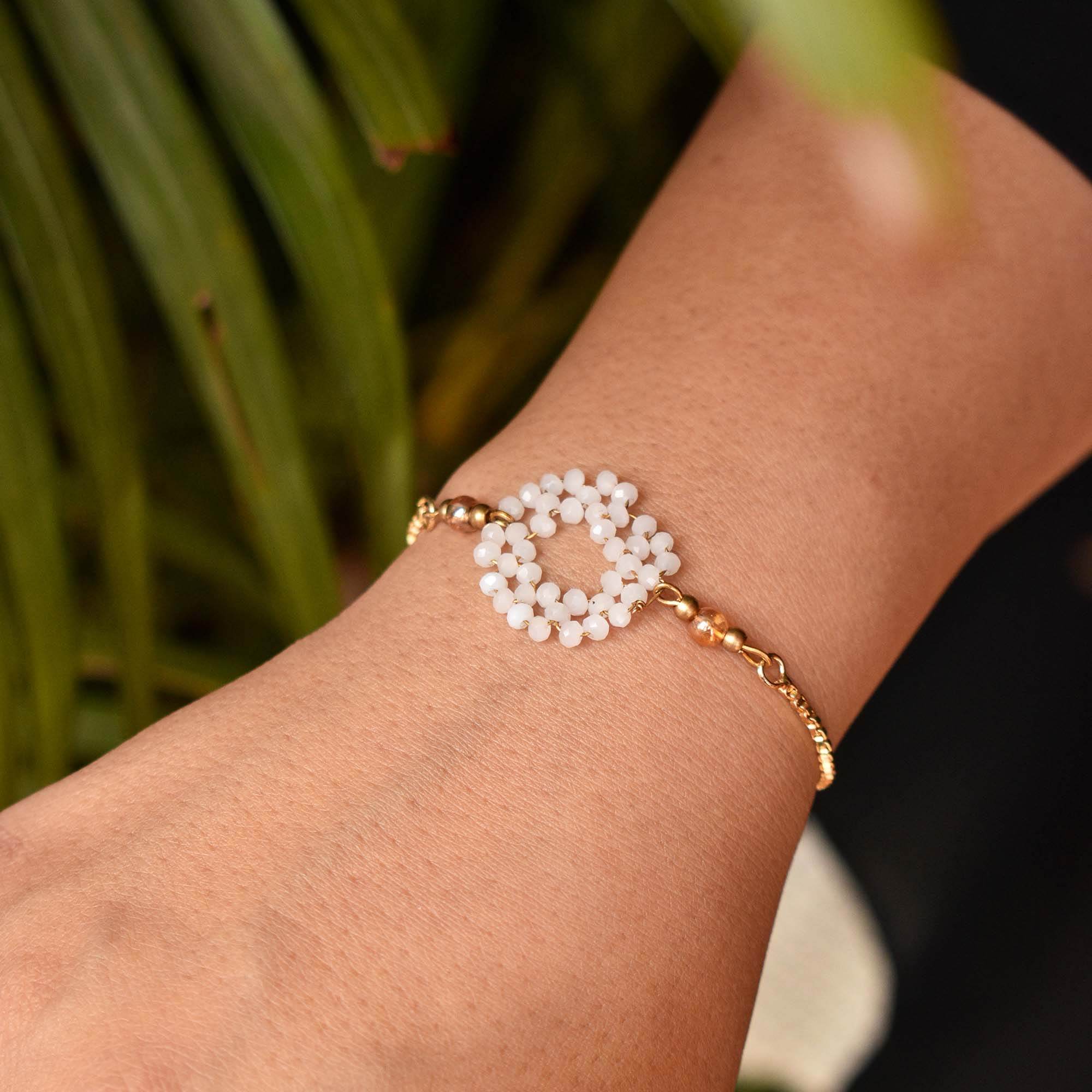 2 Sided Bracelet with State Charm - BeAbhika.com