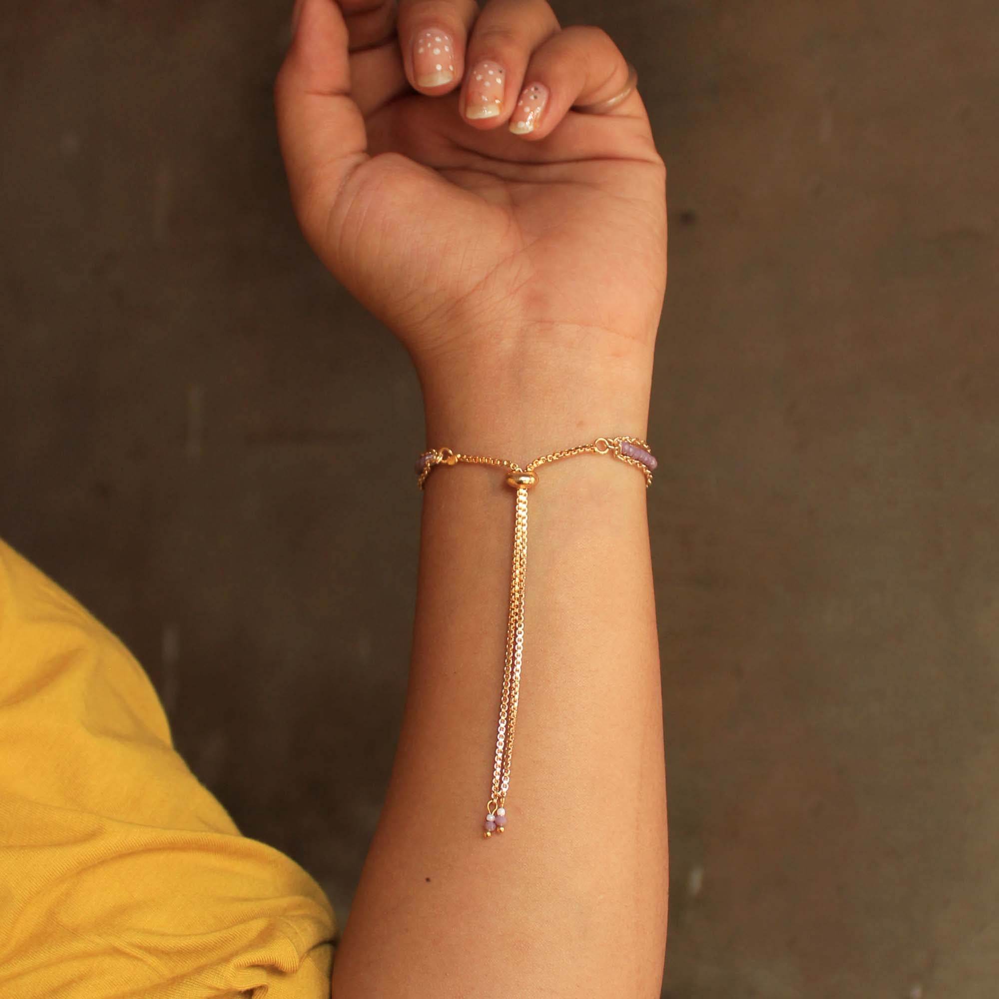 The Beaded Adjustable Zodiac Bracelet - BeAbhika.com