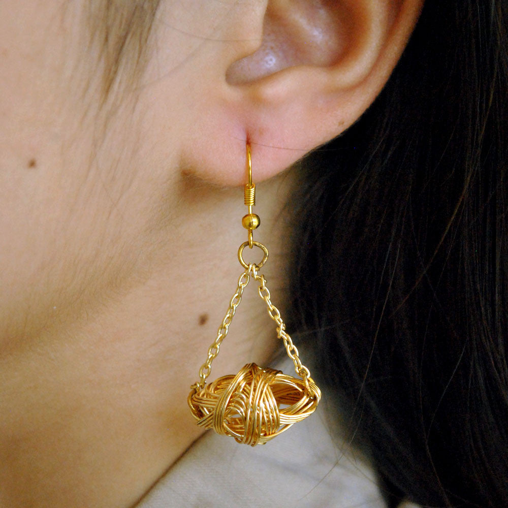 Bi-Cone Swing Earrings