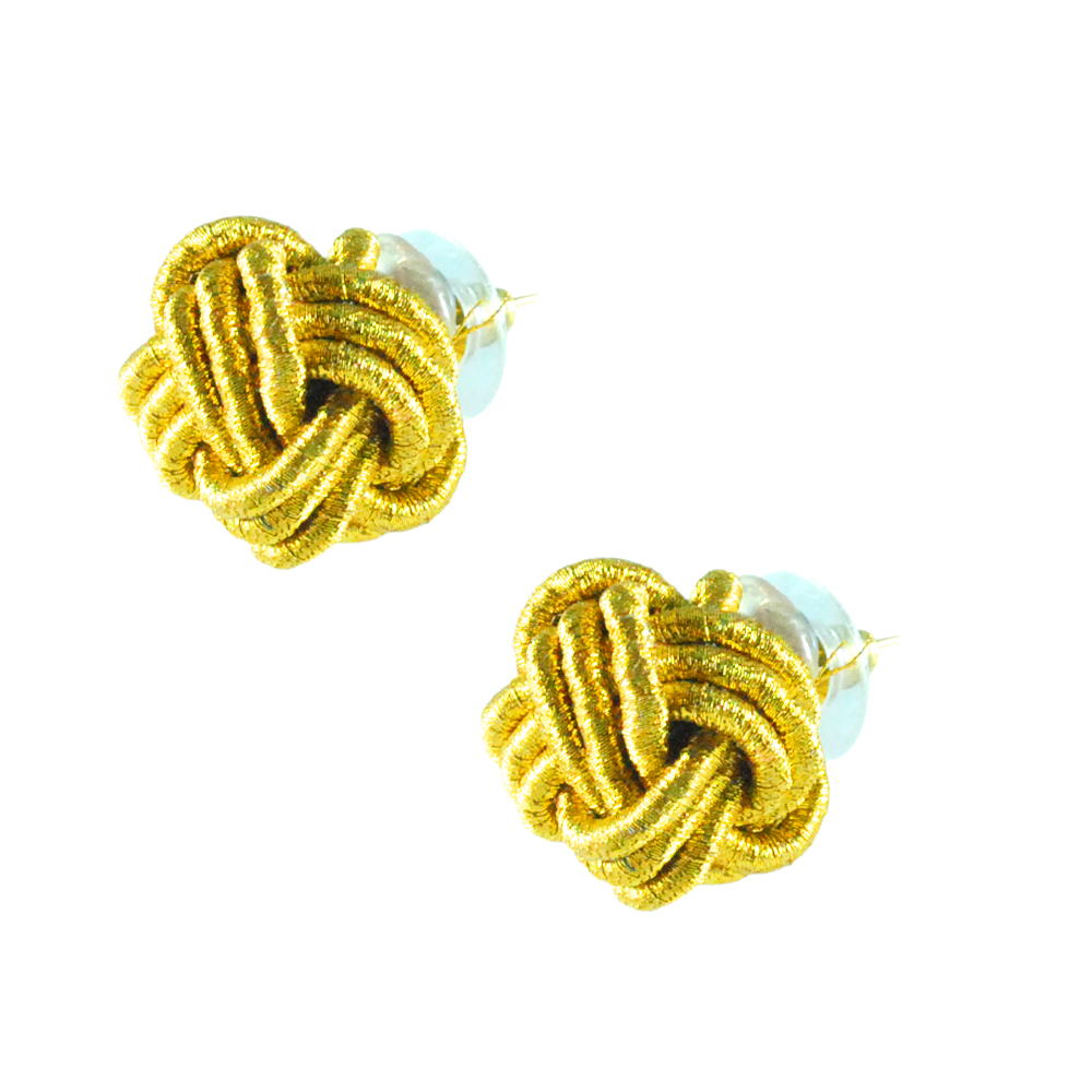 Traditional Kundan earrings in gold-tone, perfect for weddings and festive wear
