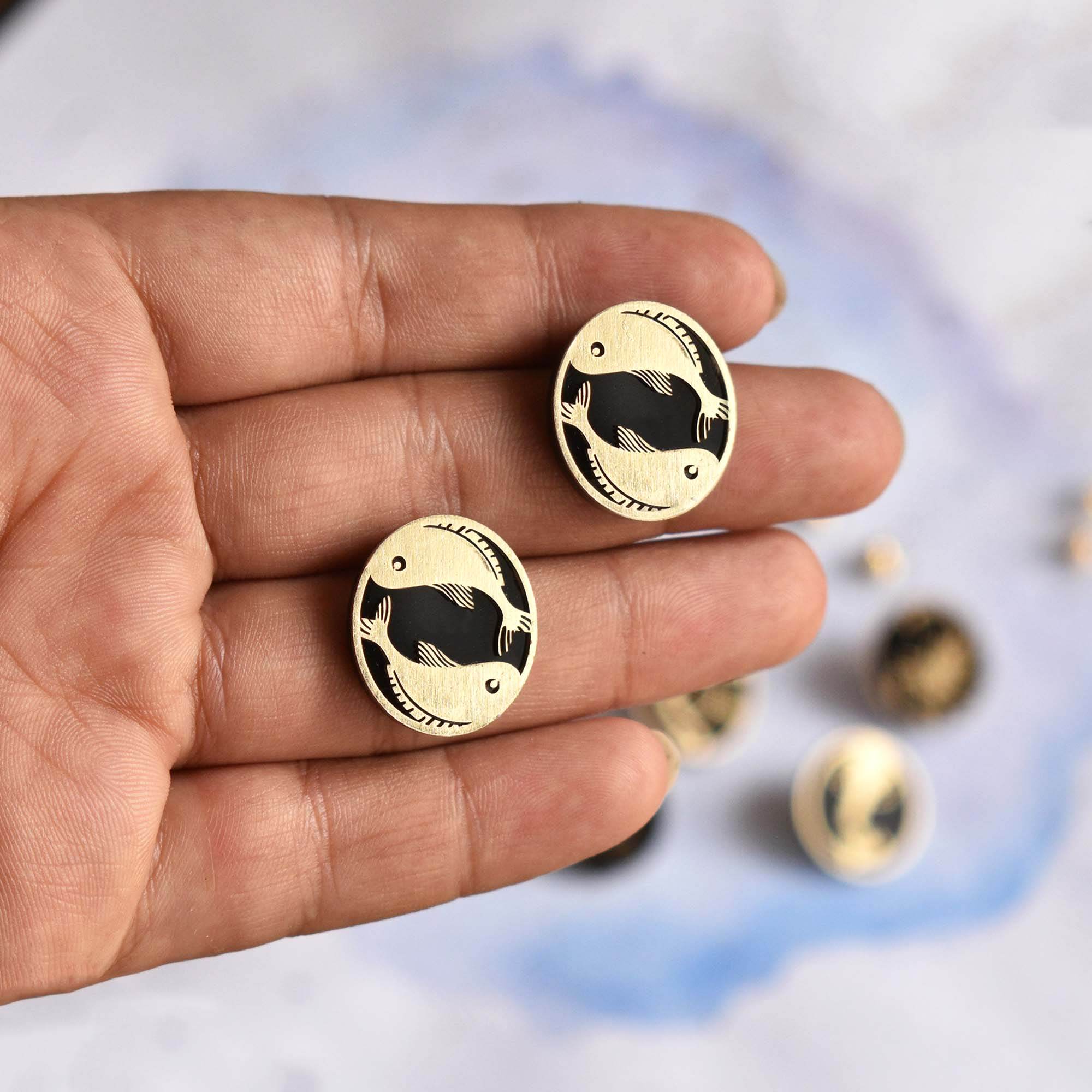 Zodiac Ear Stud - BeAbhika.com