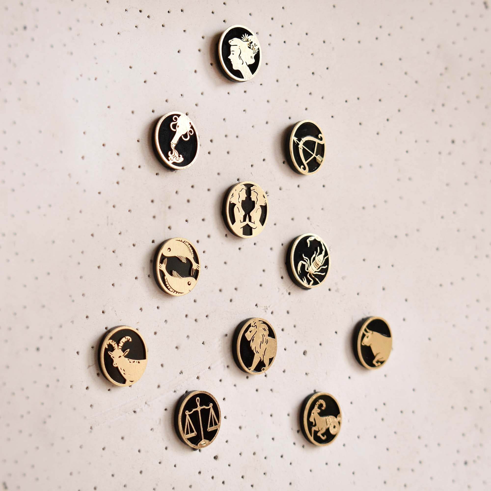 Zodiac Ear Stud - BeAbhika.com