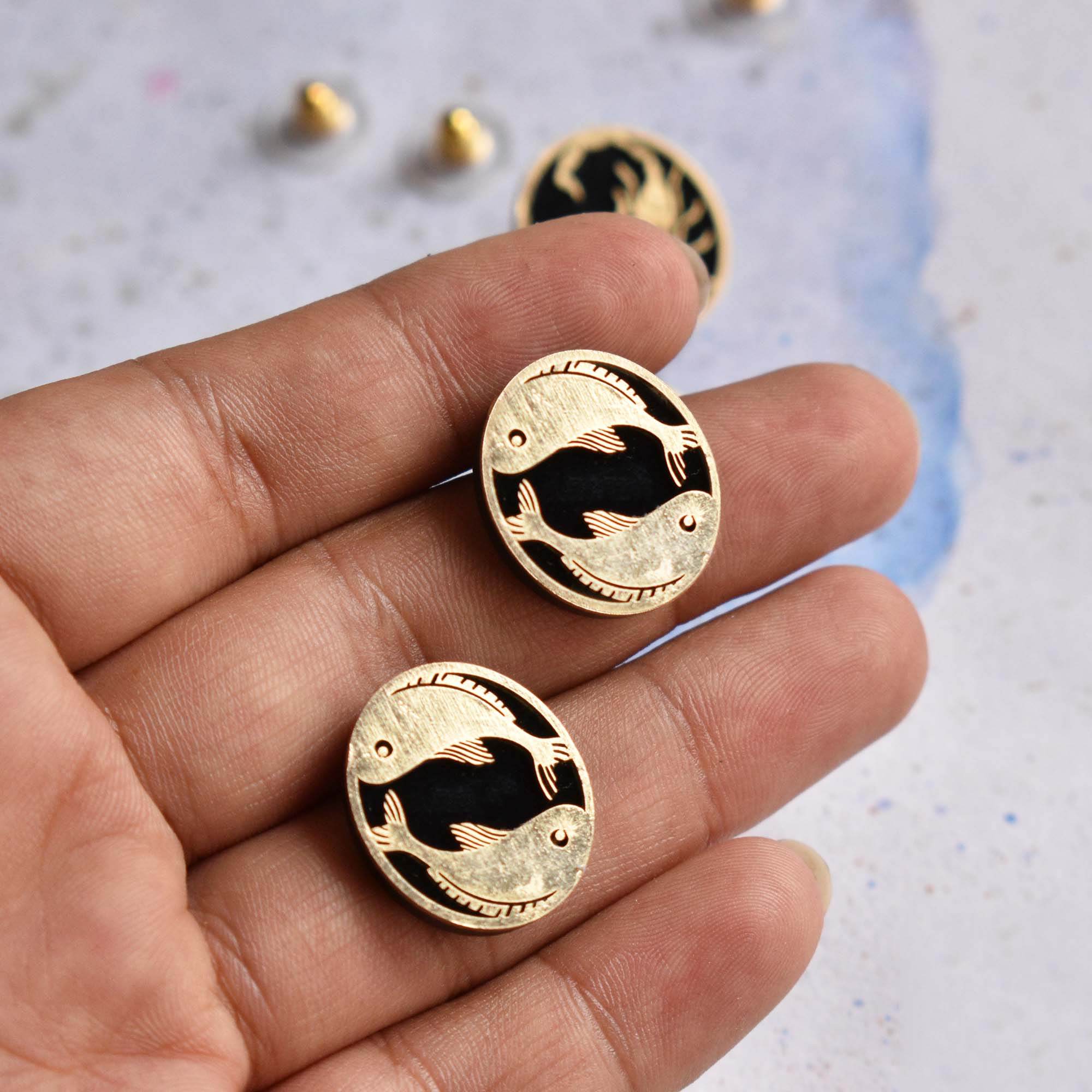 Zodiac Ear Stud - BeAbhika.com