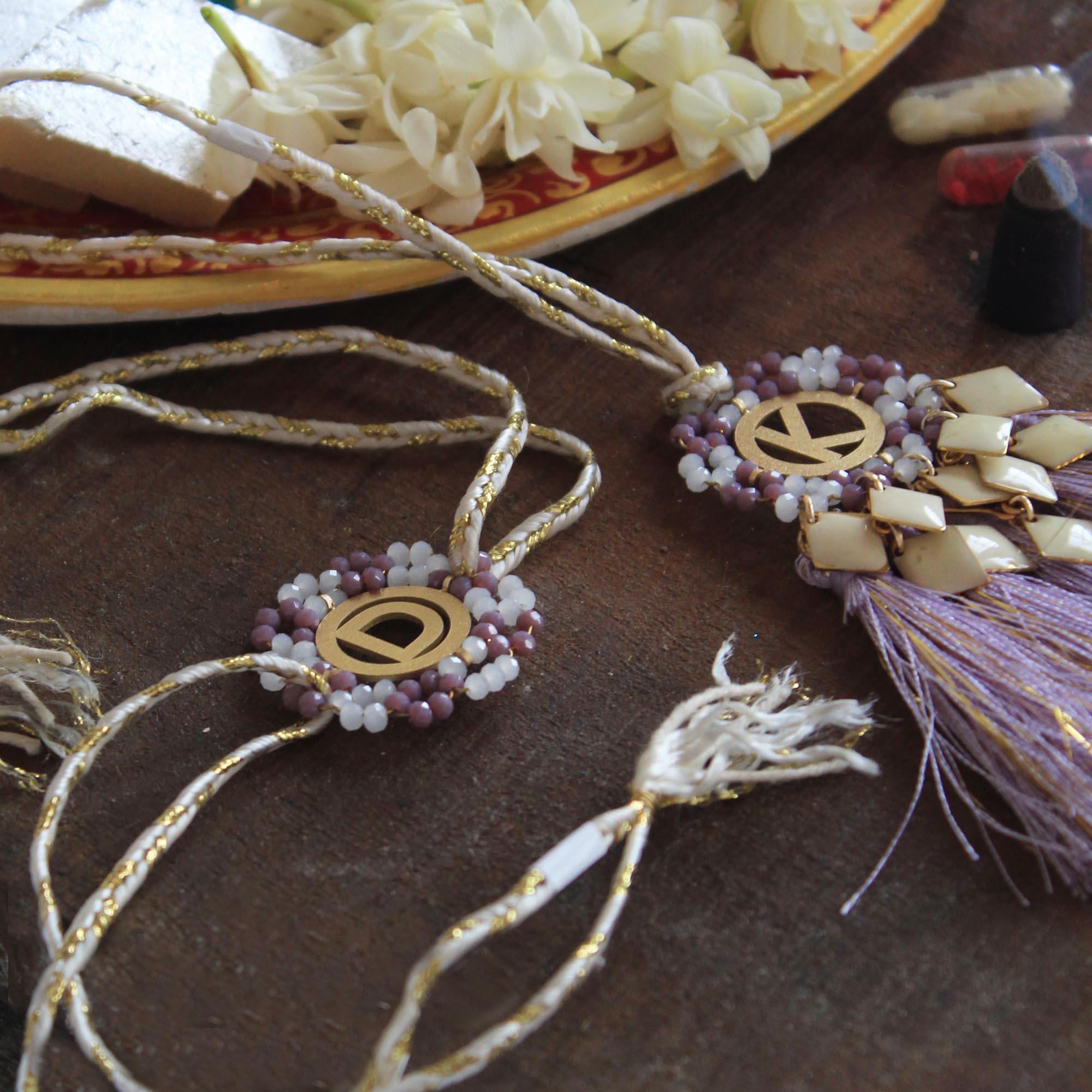 BeAbhika Bhai Bhabhi Rakhi Combo Set Designer Unique Rakshabandhan Rakhi Lumba Available In India At Best Price COD Express Shipping Send Rakhi Lumba To Abroad Personalised Initial Name Letter Customised