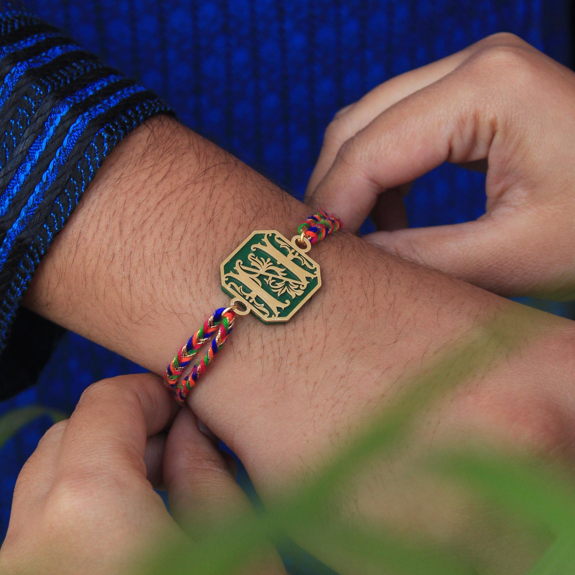 BeAbhika Personalised Name Initial Rakhi Floral Inital Designer Unqiue Famous Rakhi Customised Name Letter Alphabet Rakhi Lightweight Easy To Tie Rakhi Available At Best Price In India Online COD Available Send Rakhi To Brother Small Brother Big Brother Younger Brother Send Rakhi Abroad With Roli Chawal Capsules