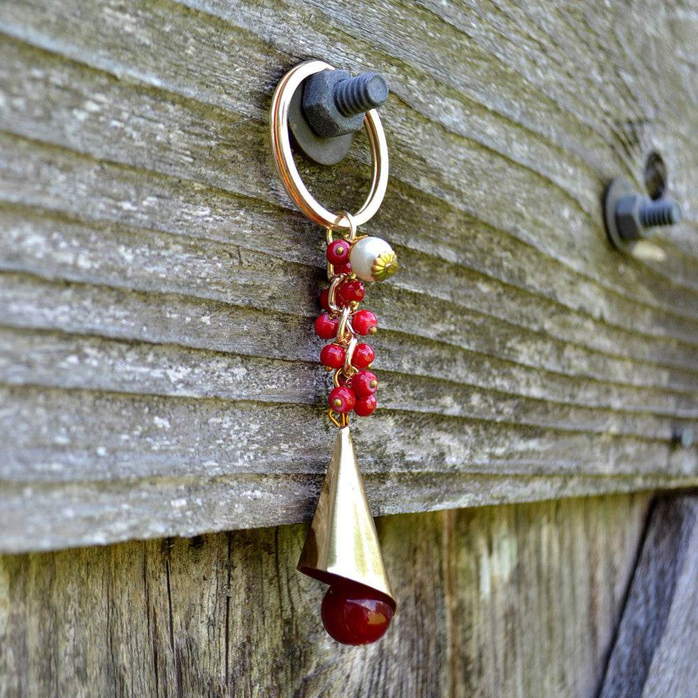 Red Berries Keychain - BeAbhika.com