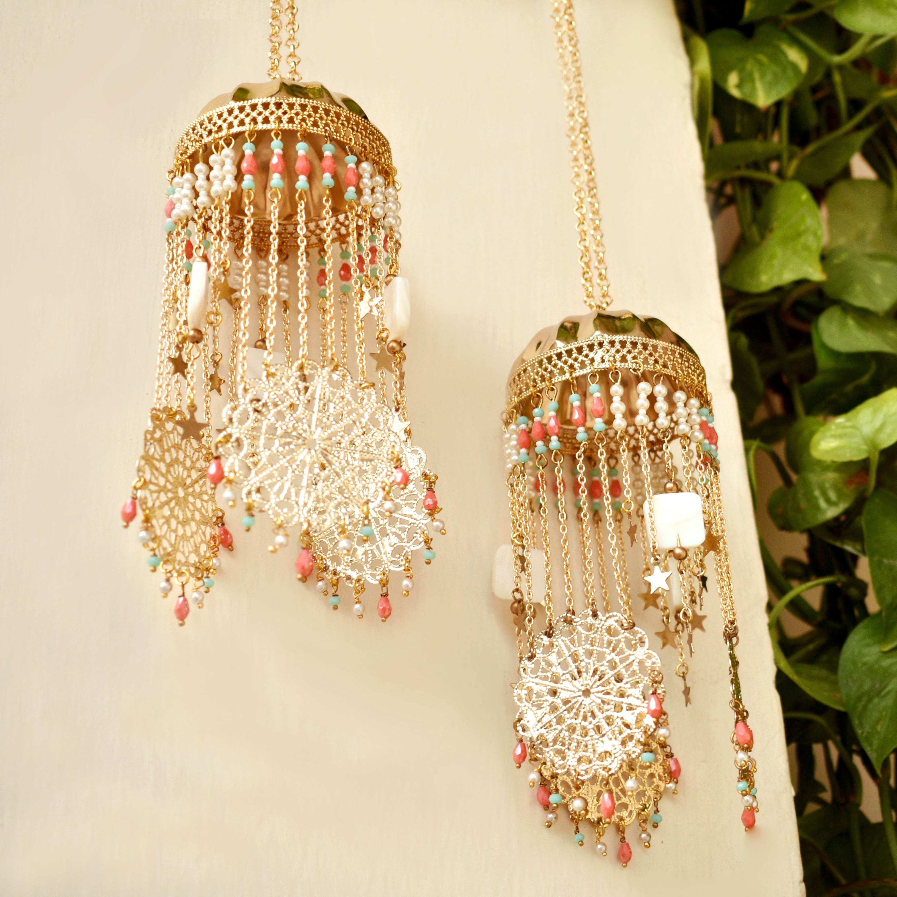 Customised Charms Golden Kaleere Punjabi Wedding Bridal Silver Kalira Personalised Golden Rose Gold Kaleera Traditional Designer Kalire