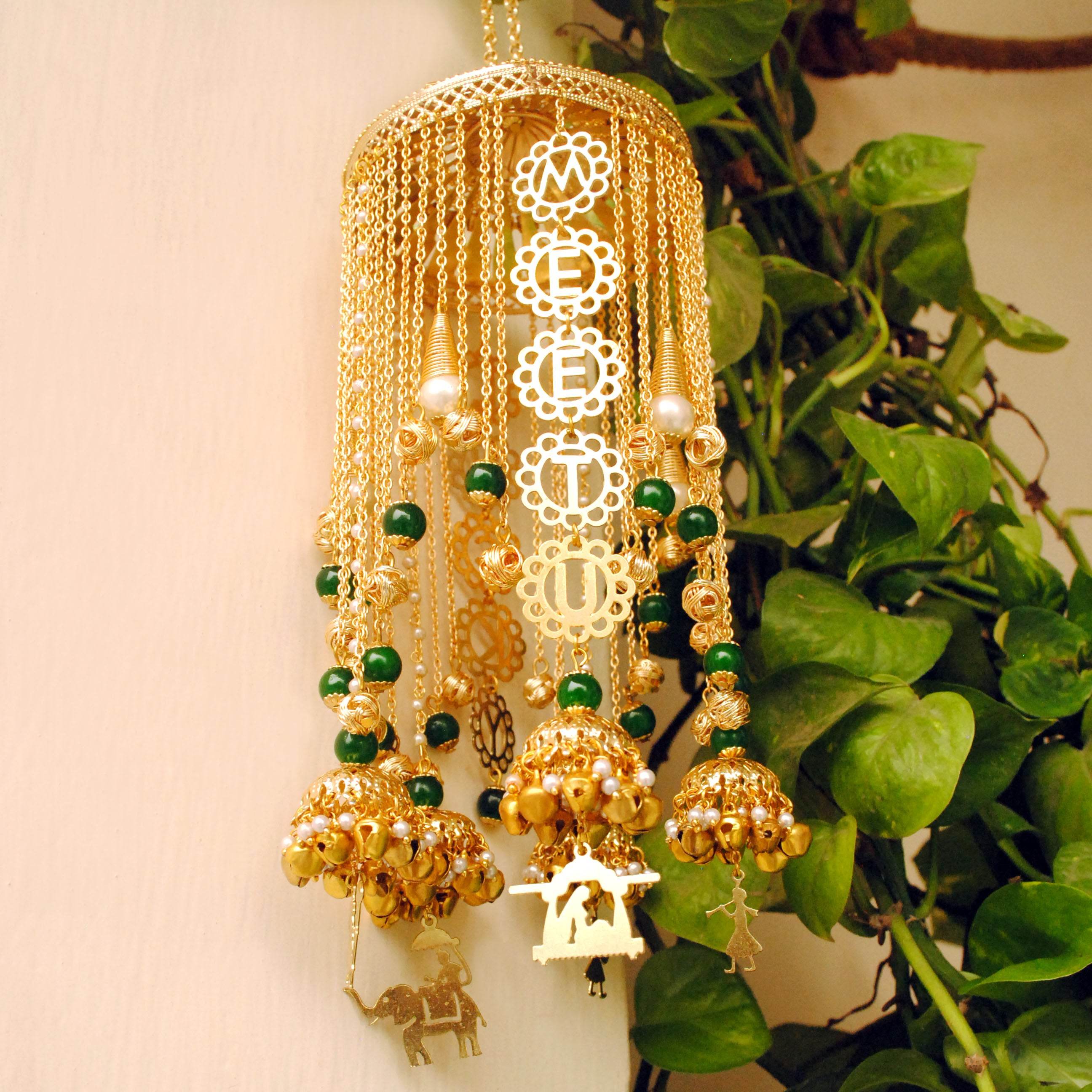 Customised Charms Golden Kaleere Punjabi Wedding Bridal Silver Kalira Personalised Golden Rose Gold Kaleera Traditional Designer Kalire