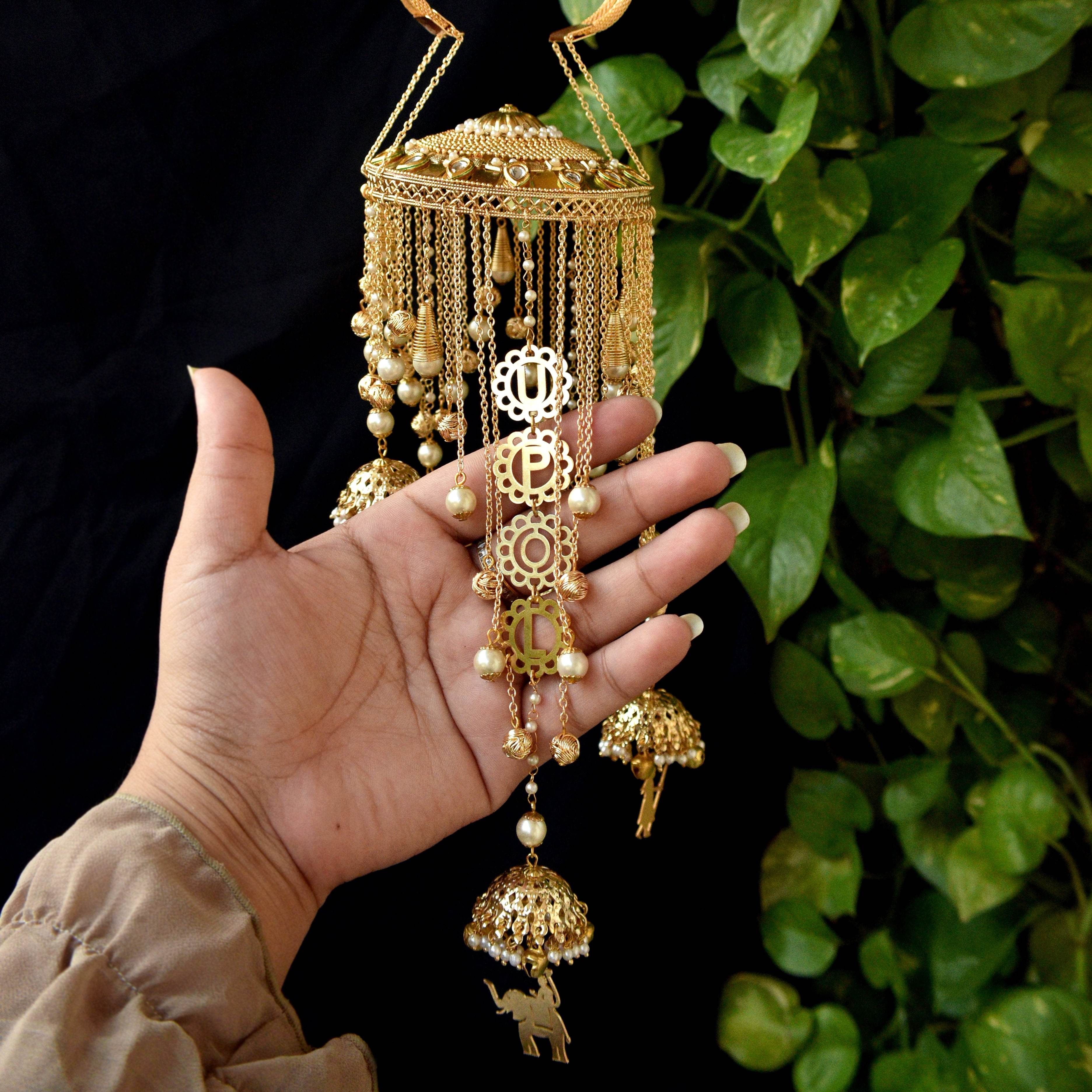 Customised Charms Golden Kaleere Punjabi Wedding Bridal Silver Kalira Personalised Golden Rose Gold Kaleera Traditional Designer Kalire