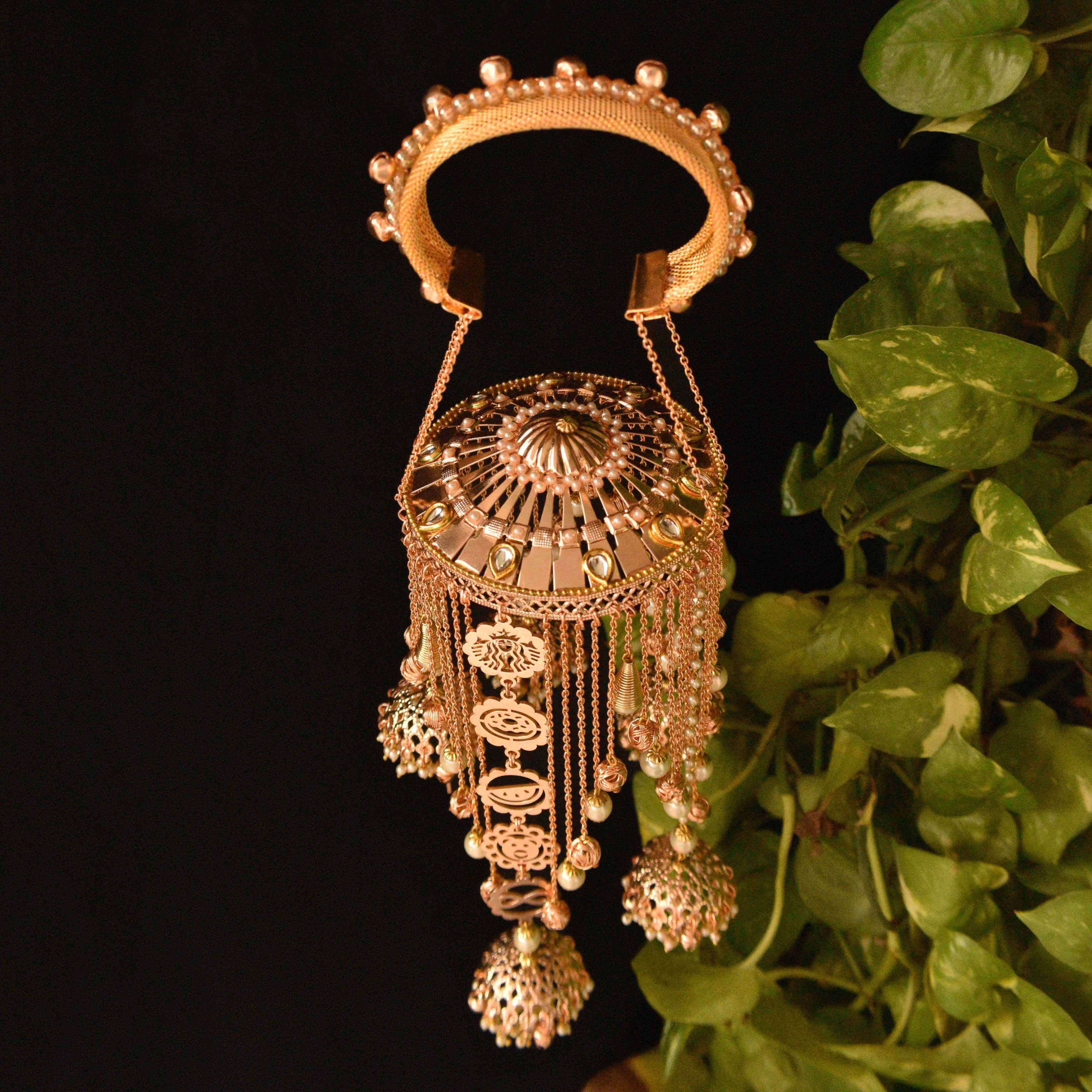Customised Charms Golden Kaleere Punjabi Wedding Bridal Silver Kalira Personalised Golden Rose Gold Kaleera Traditional Designer Kalire