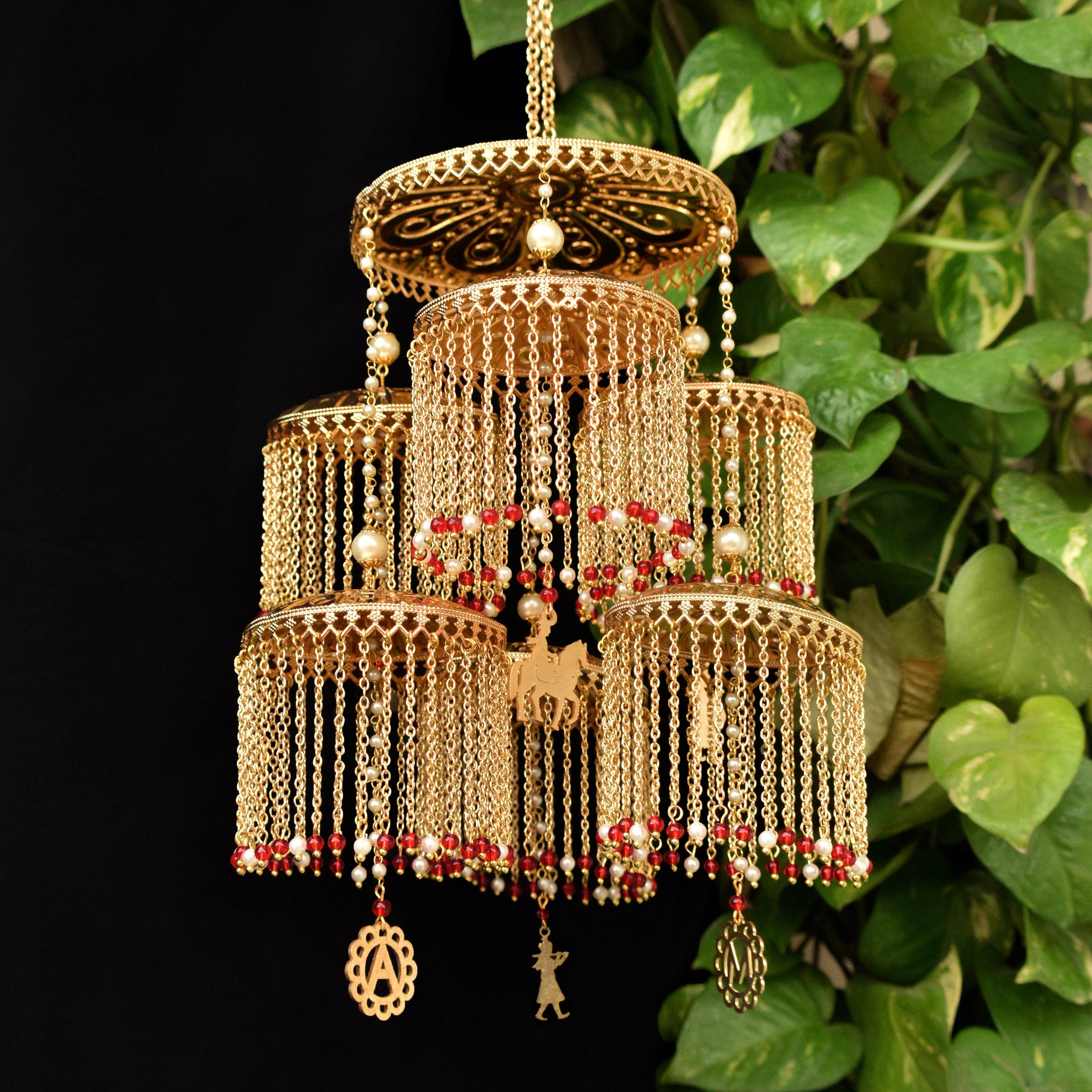 Customised Charms Golden Kaleere Punjabi Wedding Bridal Silver Kalira Personalised Golden Rose Gold Kaleera Traditional Designer Kalire