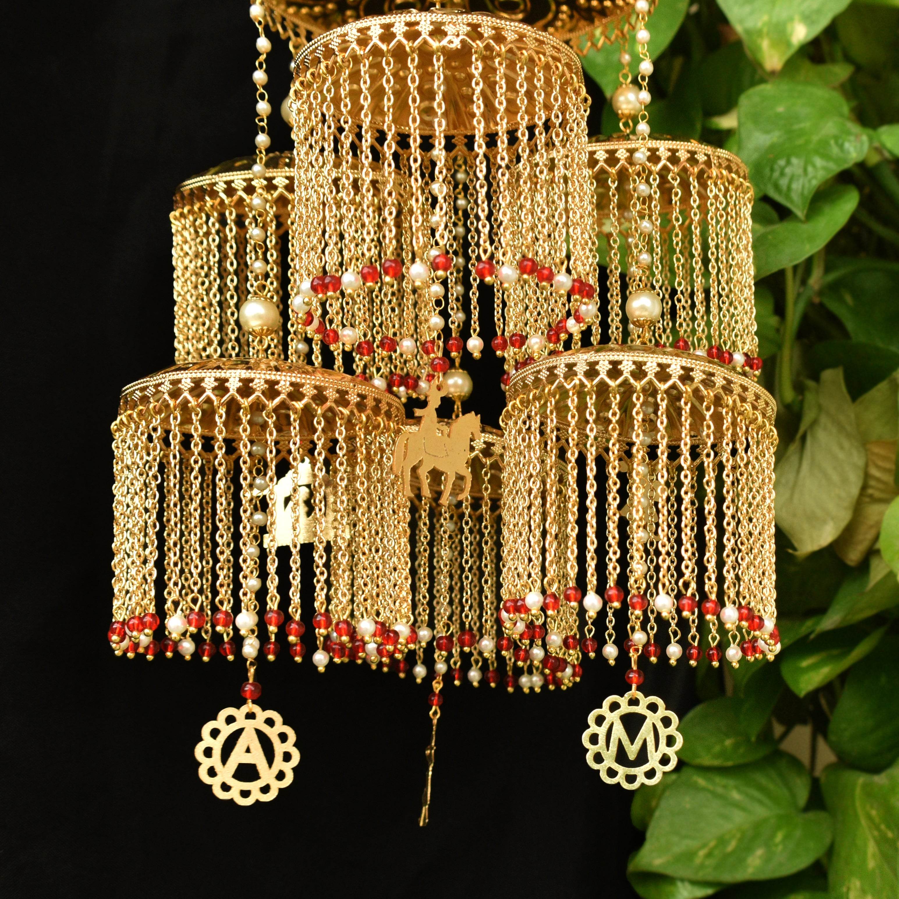 Customised Charms Golden Kaleere Punjabi Wedding Bridal Silver Kalira Personalised Golden Rose Gold Kaleera Traditional Designer Kalire