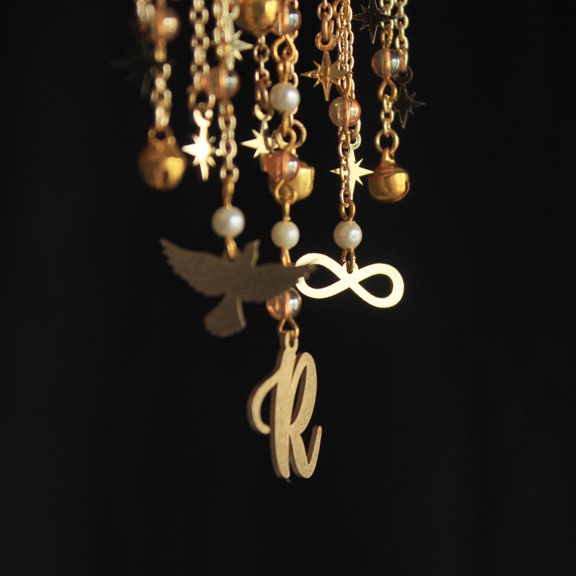 Customised Charms Golden Kaleere Punjabi Wedding Bridal Silver Kalira Personalised Golden Rose Gold Kaleera Traditional Designer Kalire