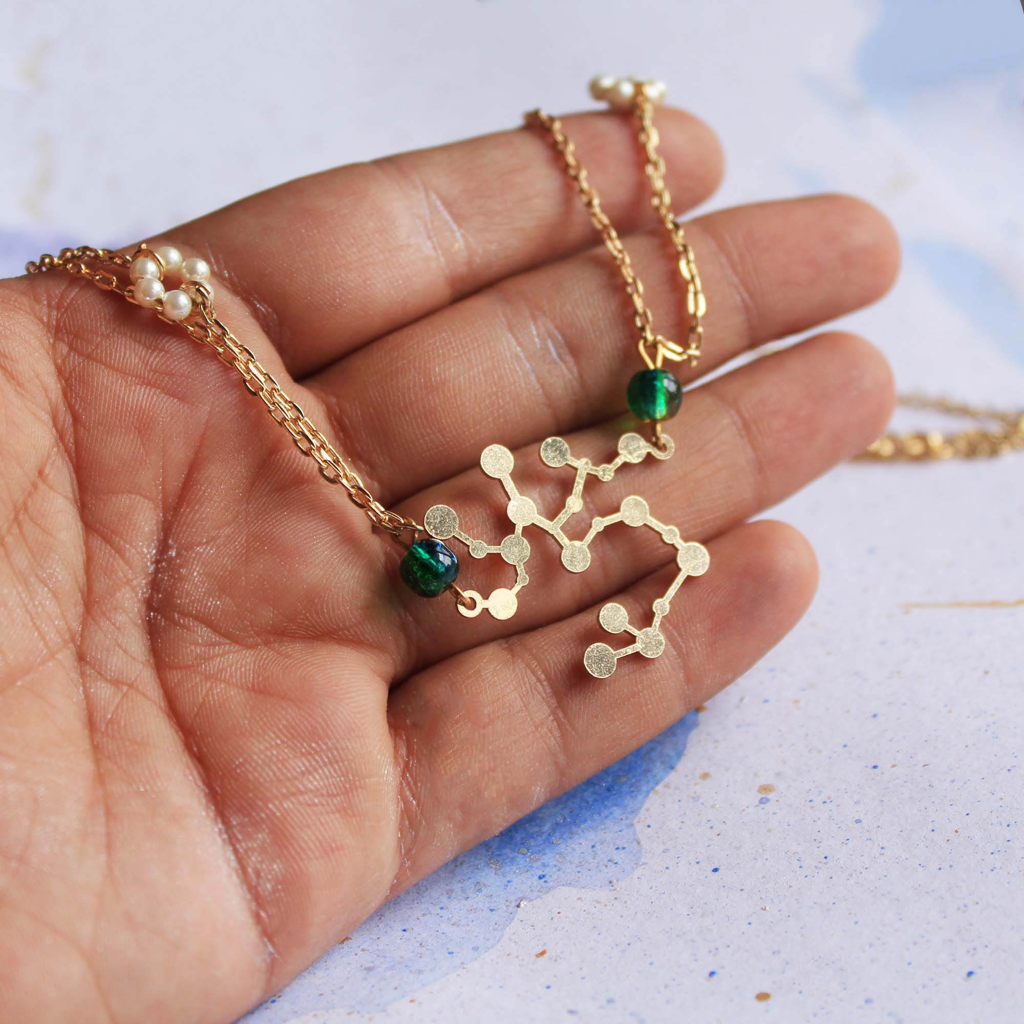 Layered Zodiac Necklace - BeAbhika.com