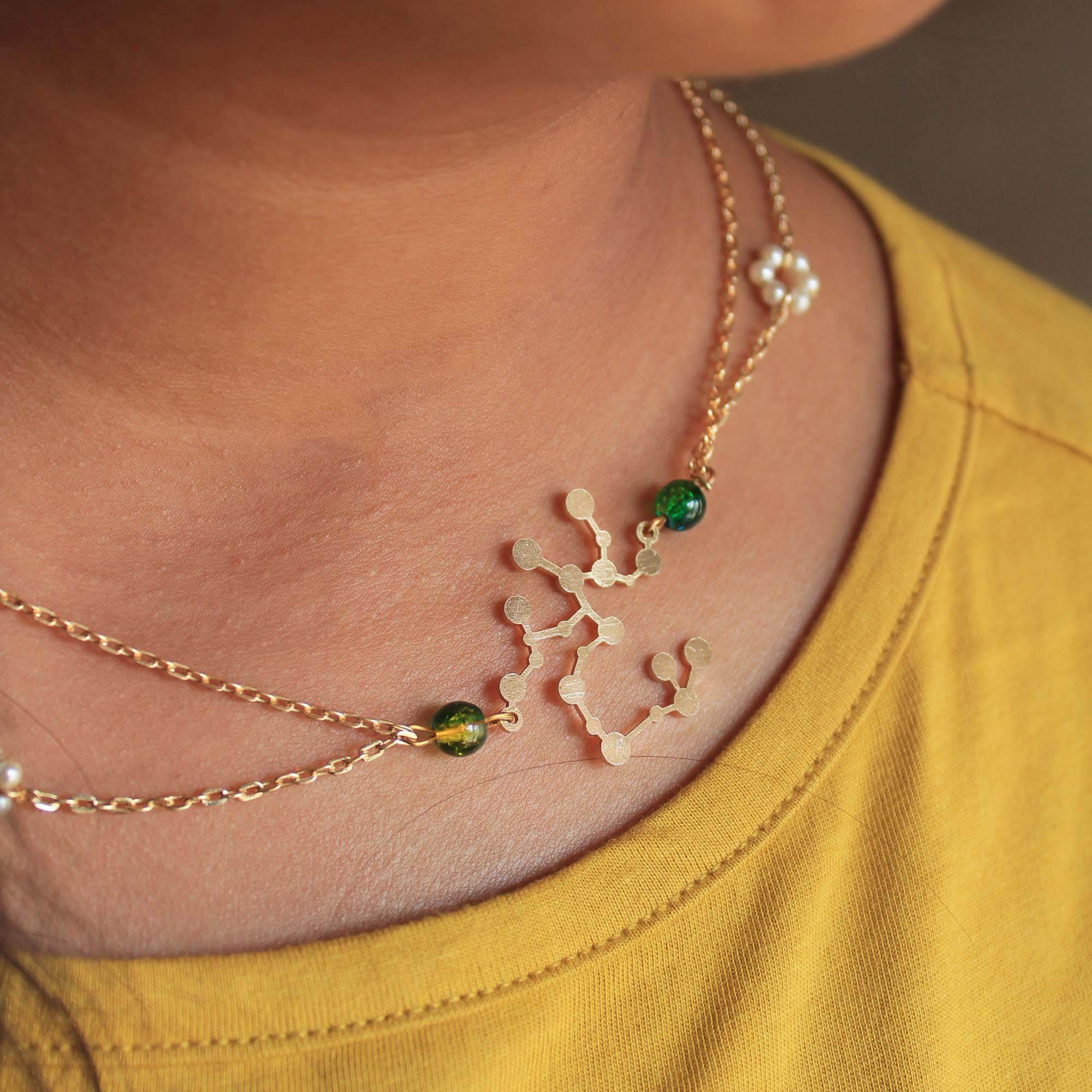 Layered Zodiac Necklace - BeAbhika.com