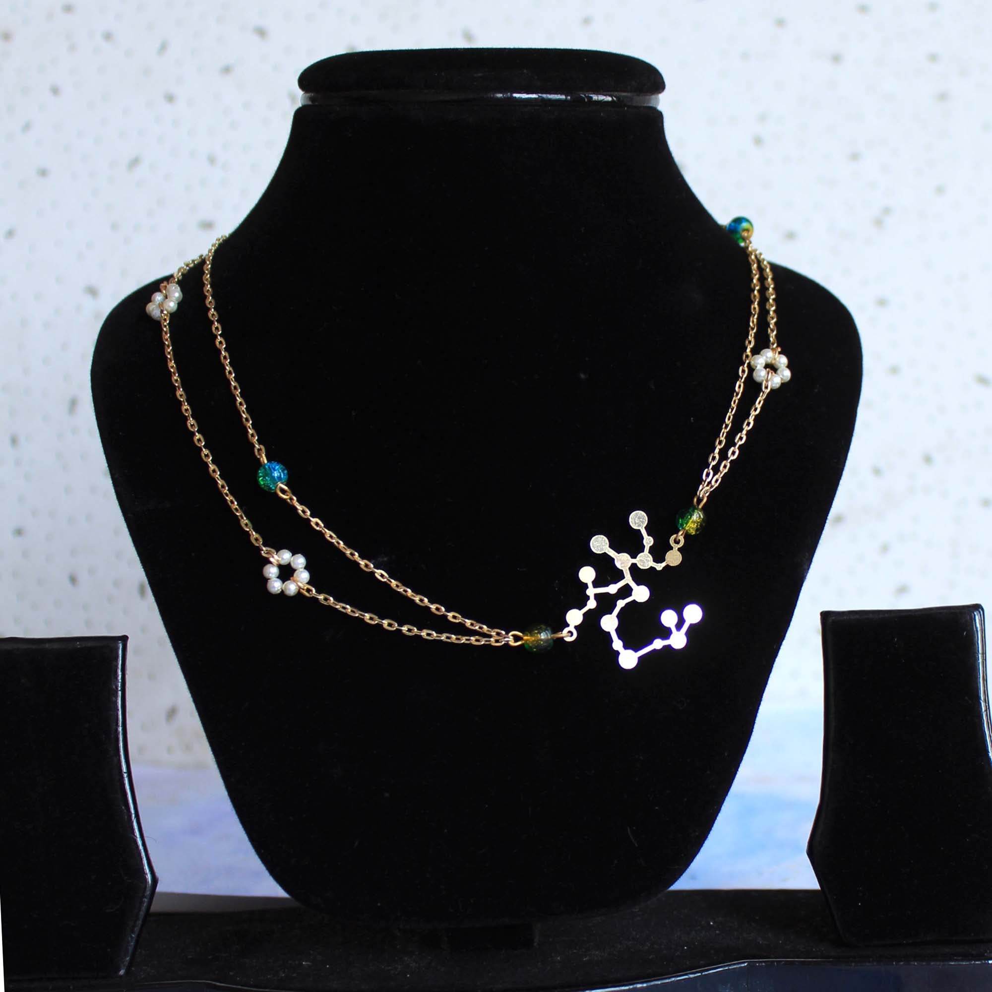 Layered Zodiac Necklace - BeAbhika.com