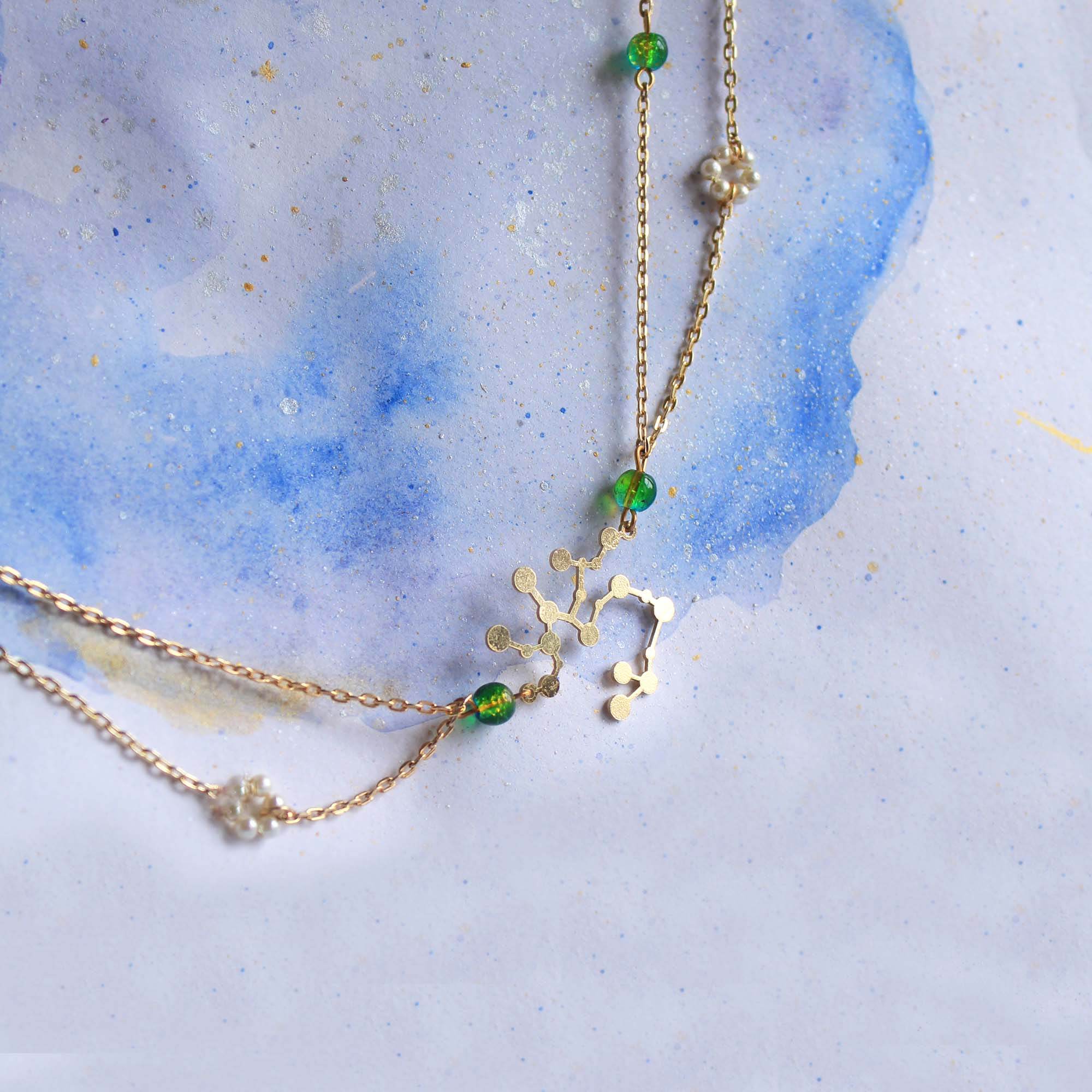 Layered Zodiac Necklace - BeAbhika.com