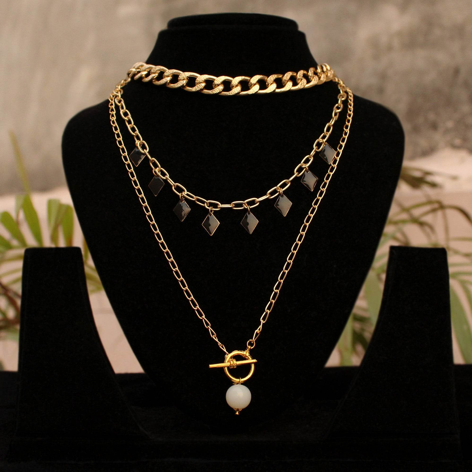 Make Your Own 3 Layer Necklace - BeAbhika.com