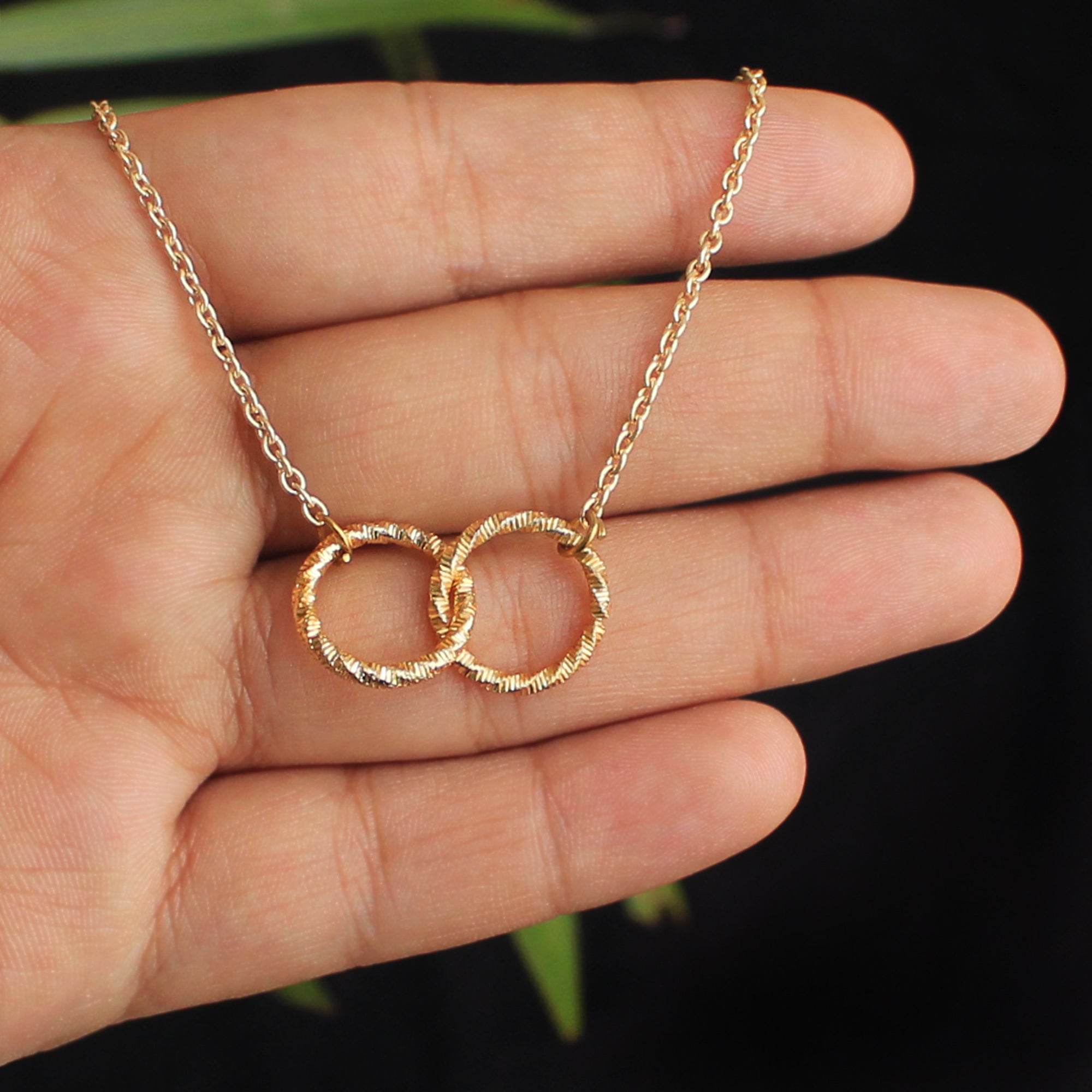Divine Rings Necklace - BeAbhika.com