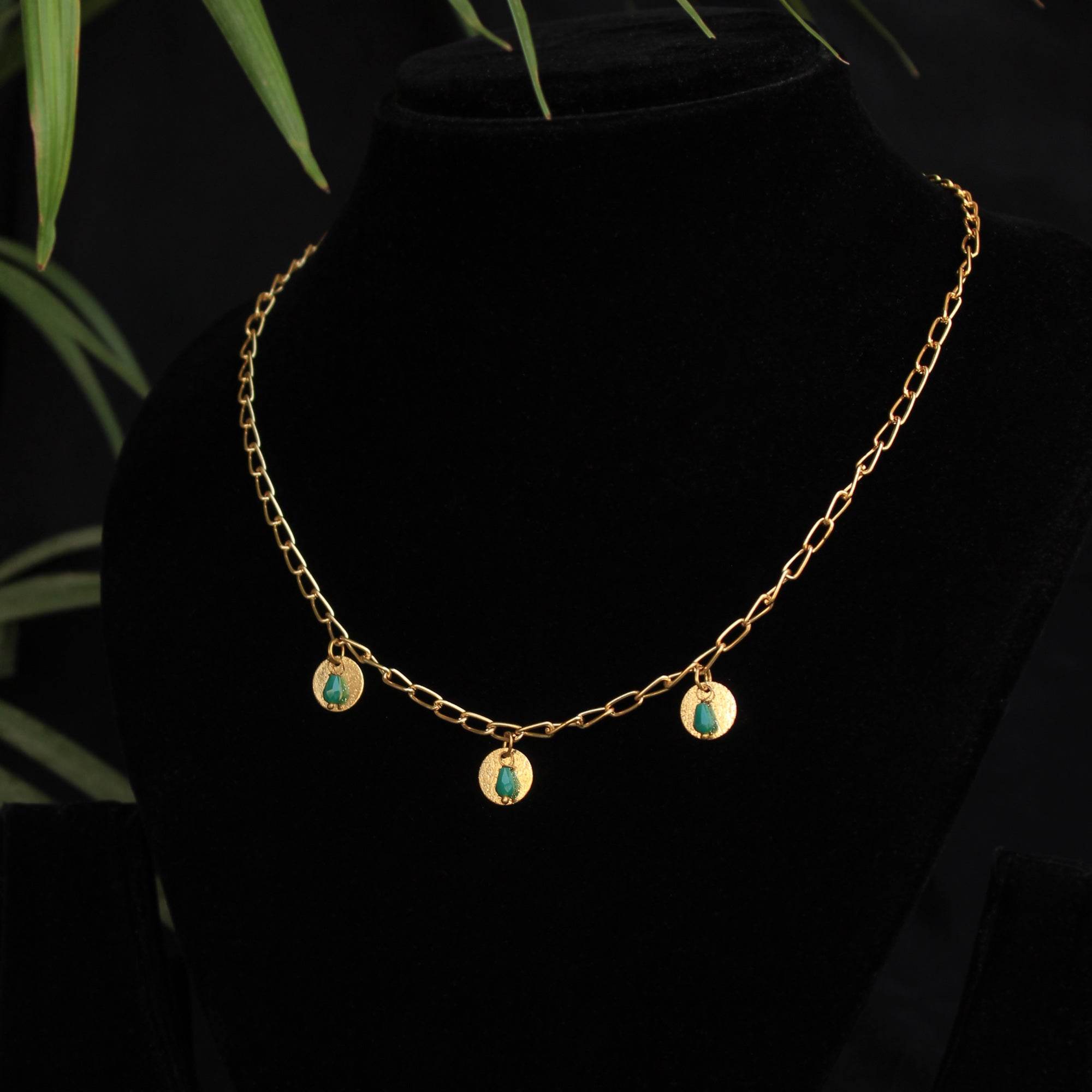 Tiny Coins Necklace - BeAbhika.com