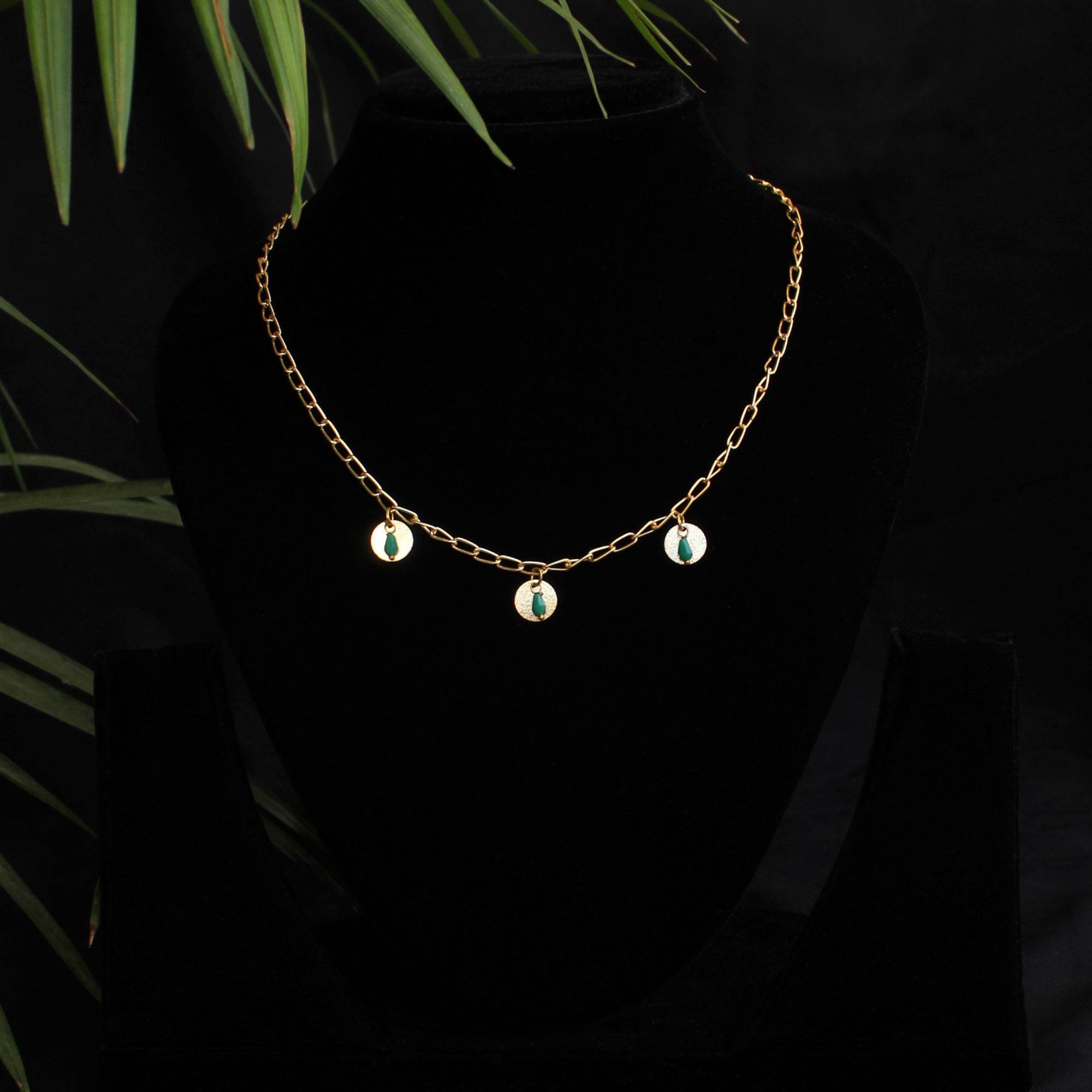 Tiny Coins Necklace - BeAbhika.com
