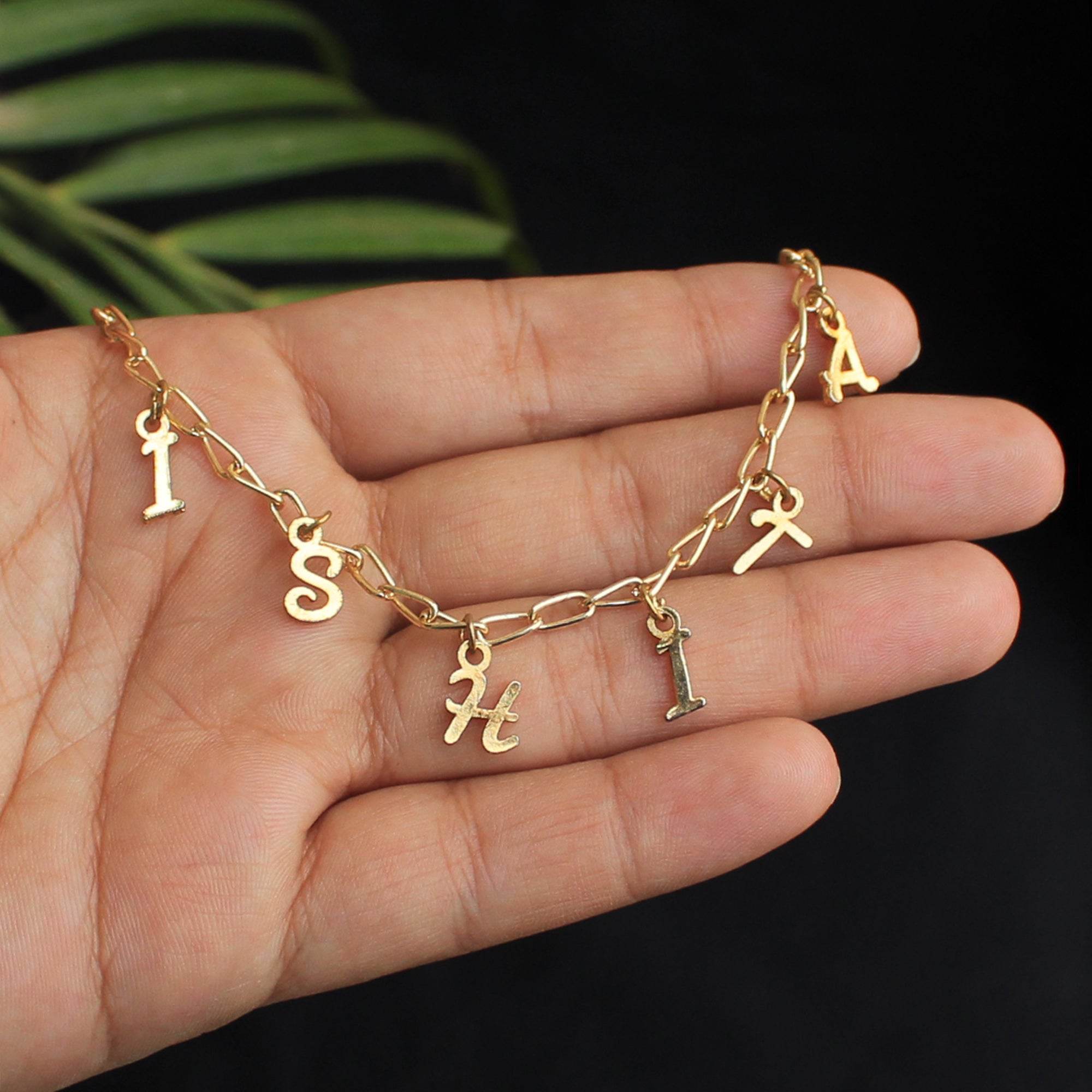 Personalized Initials Name Necklace - BeAbhika.com