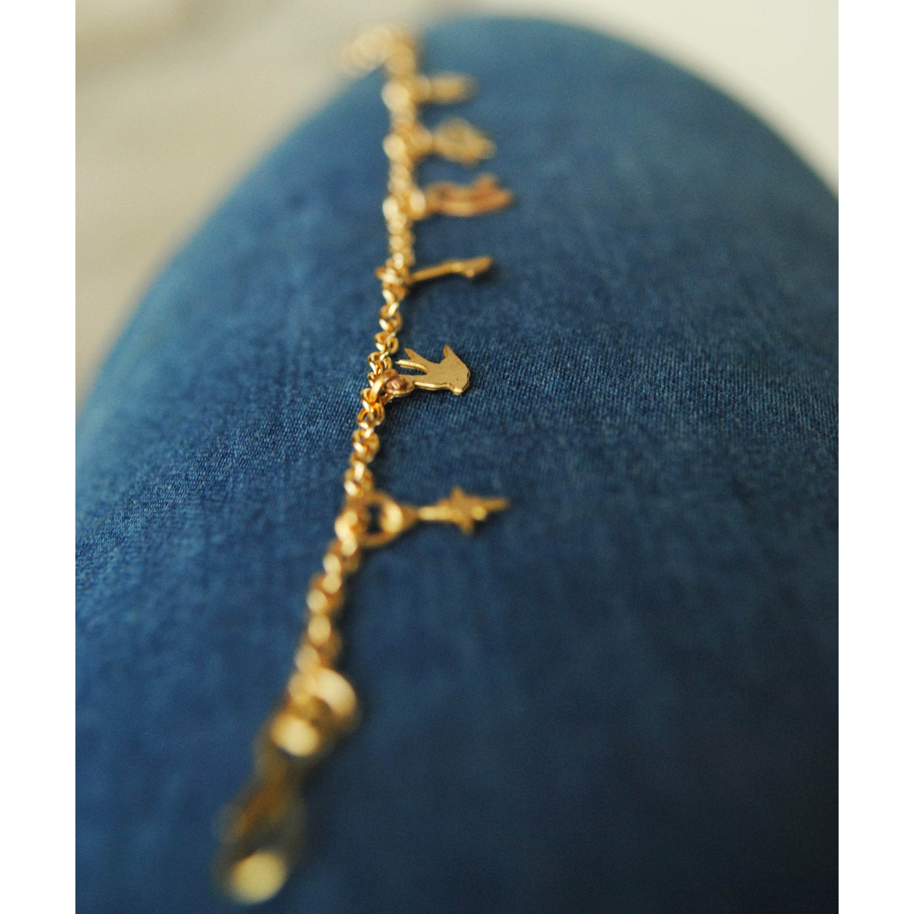 Sky Charms Personalised Bracelet - BeAbhika.com