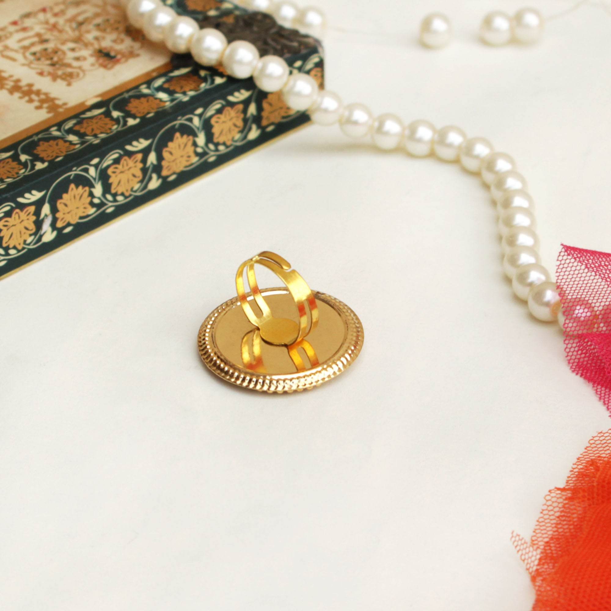 Cluster Of Pearl Ring - BeAbhika.com