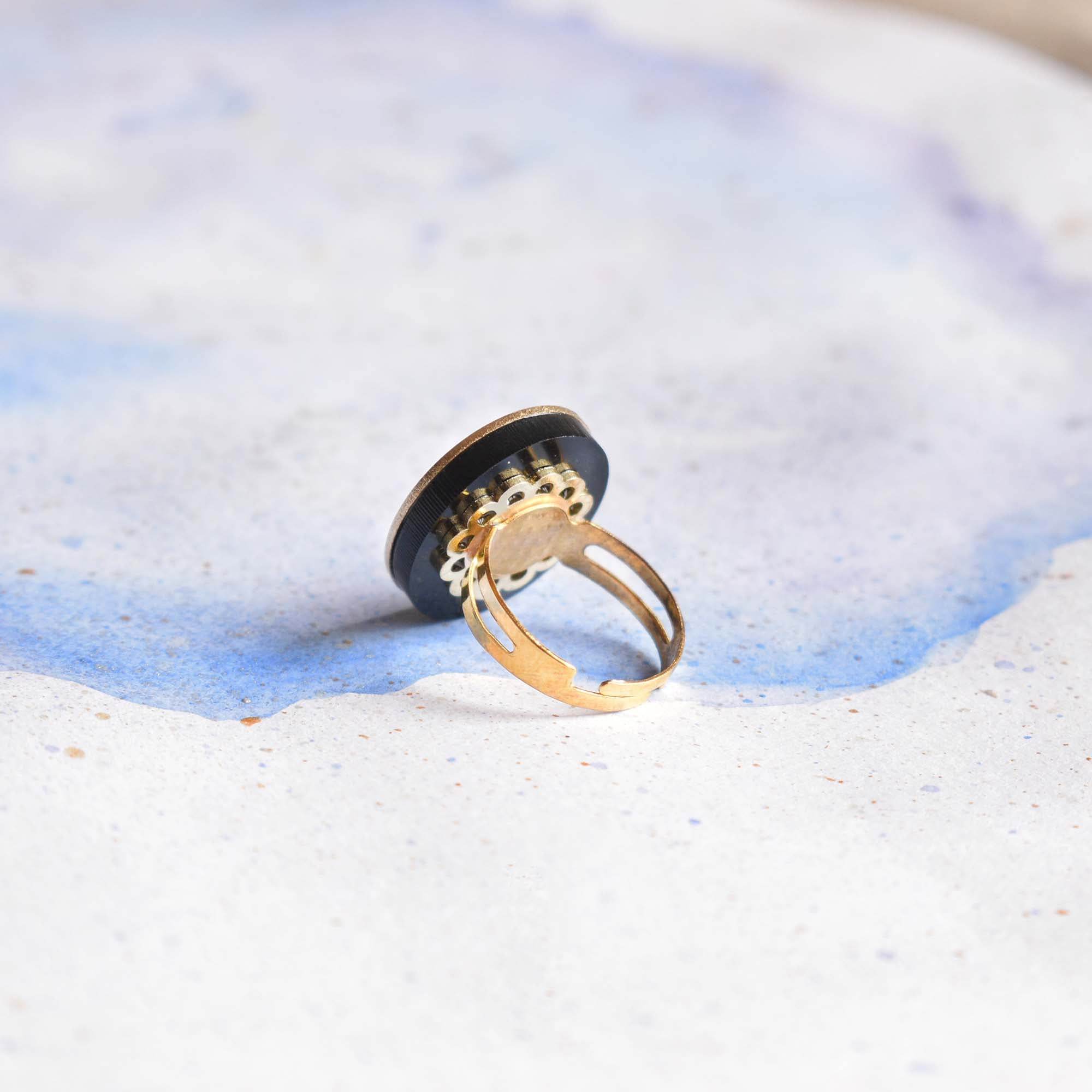 Laser Cut Zodiac Ring - BeAbhika.com