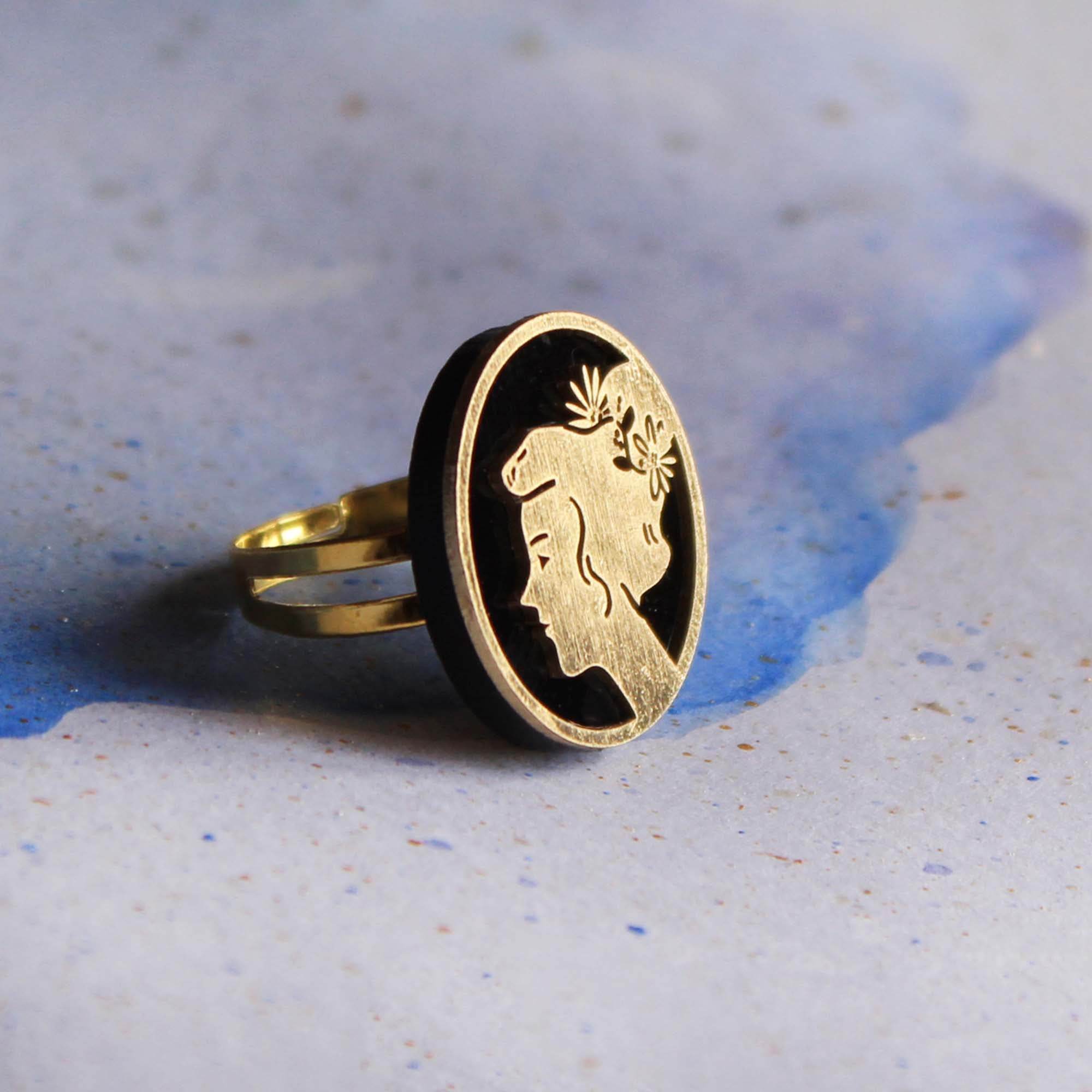 Laser Cut Zodiac Ring - BeAbhika.com