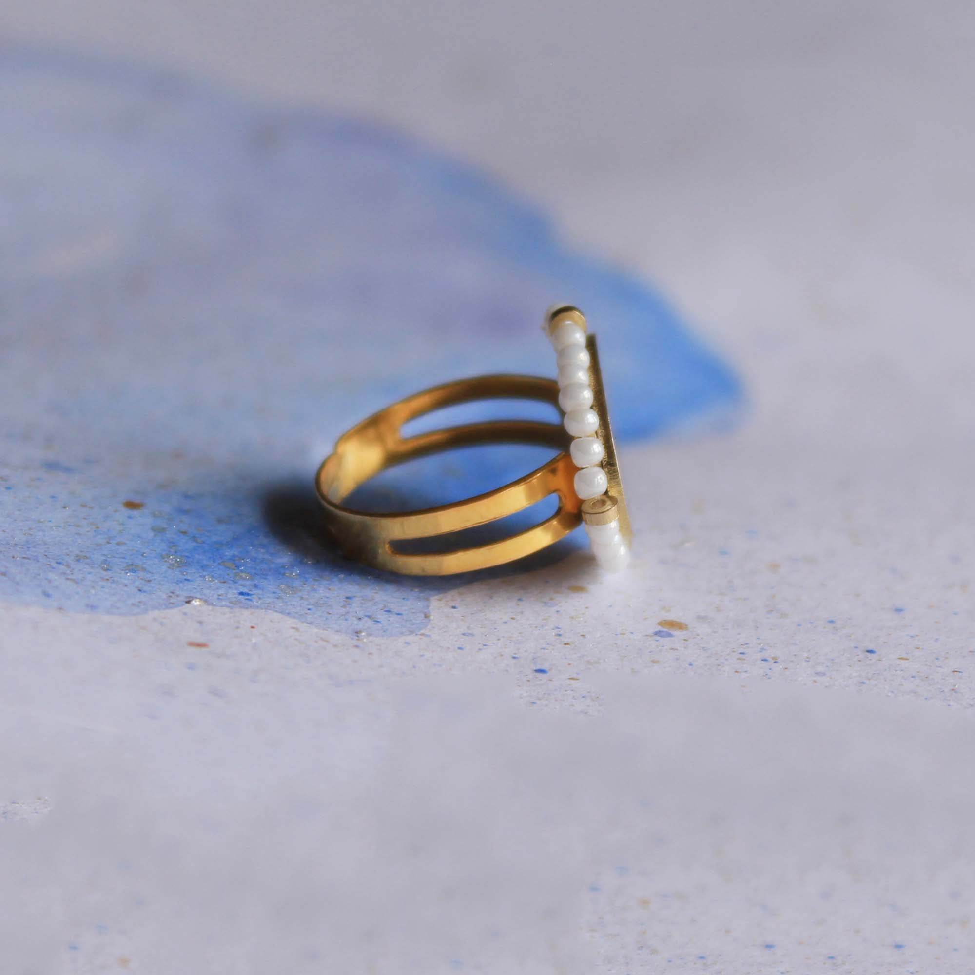 Pearly Constellation Ring - BeAbhika.com