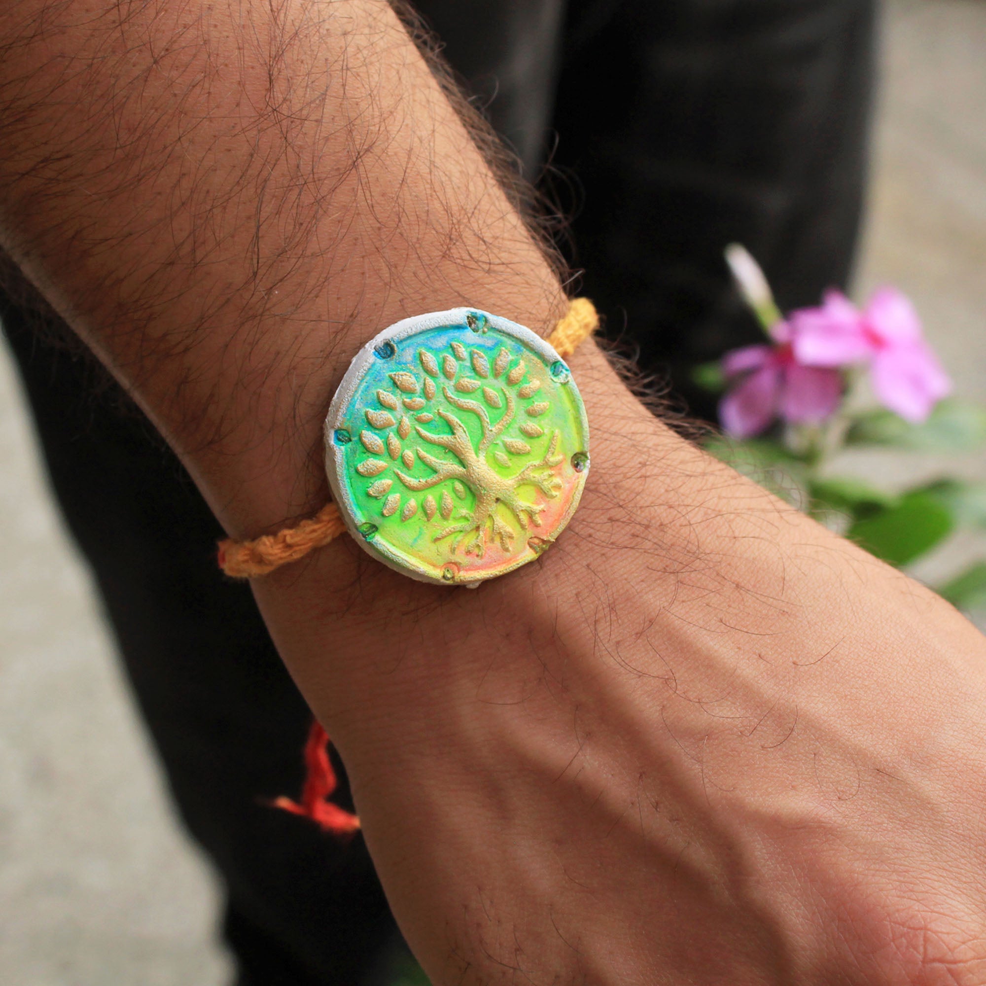 The Empathetic Earth Clay Rakhi- "Elements of Life Collection"