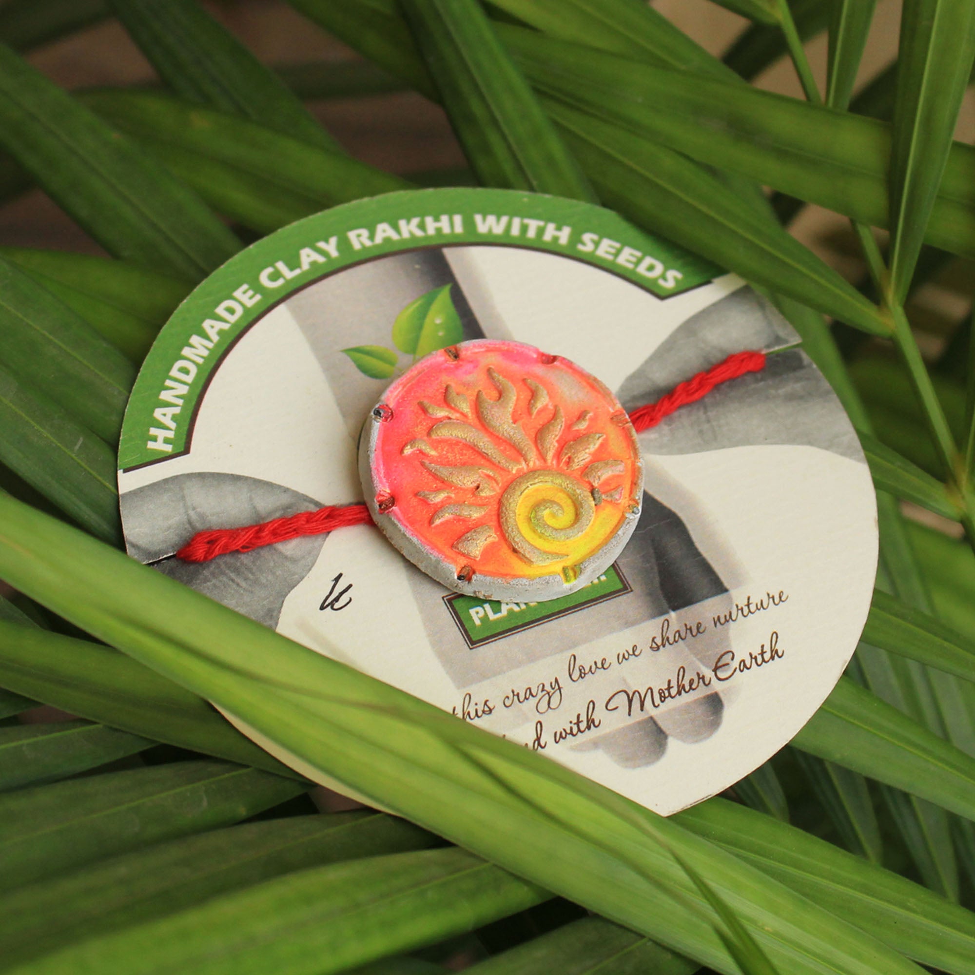 The Focused FIRE Clay Rakhi- "Elements of Life Collection"